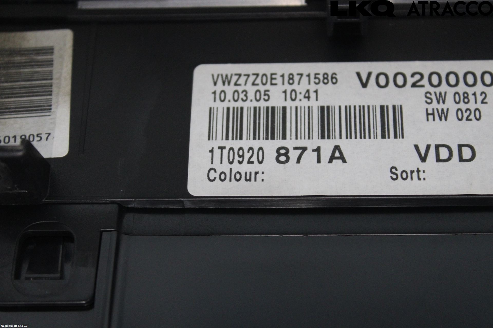 Volkswagen VW CADDY      04-10 Instr Kombinert