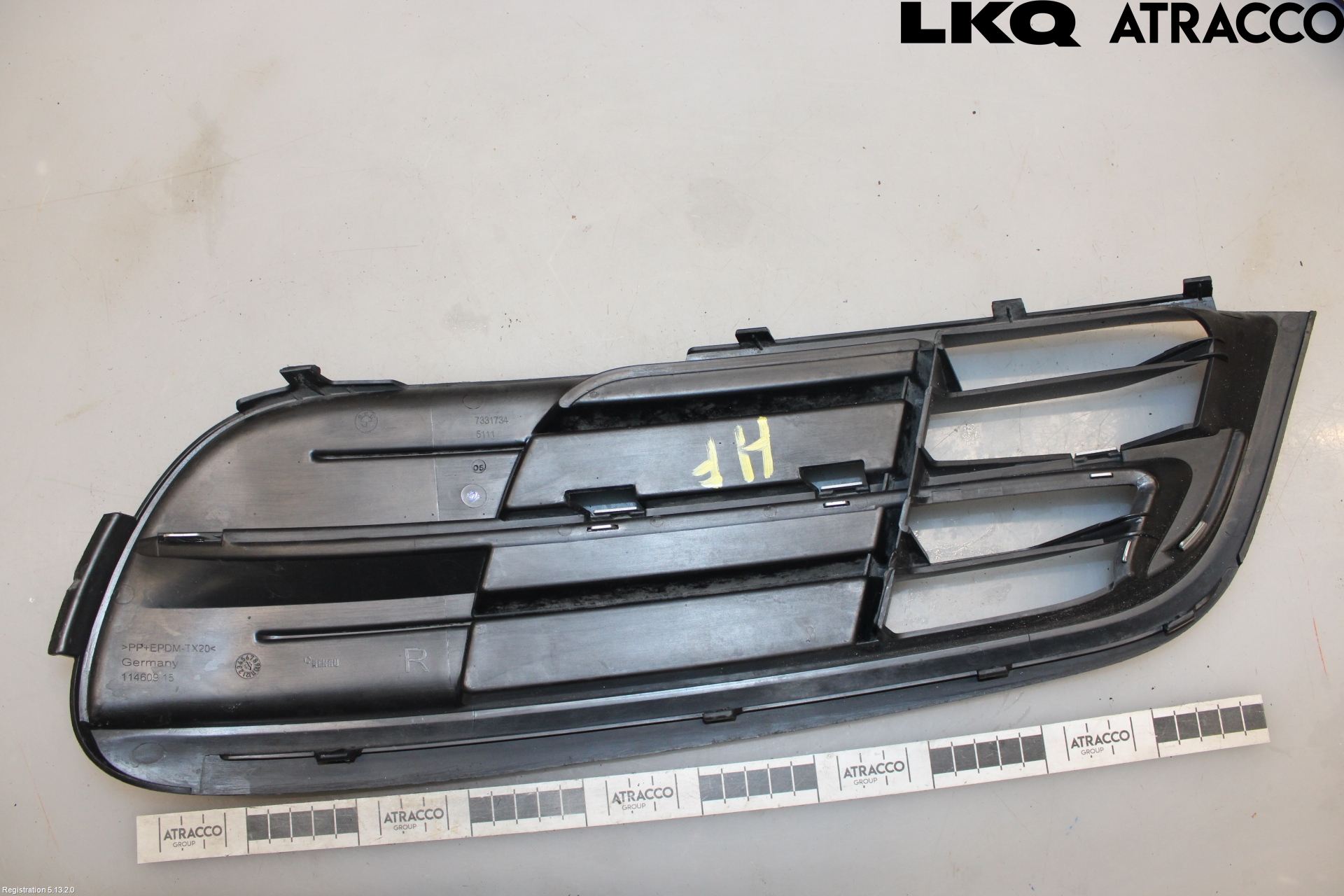 BMW 5 F10/F11/F18 09-17 Grilldel Høyre