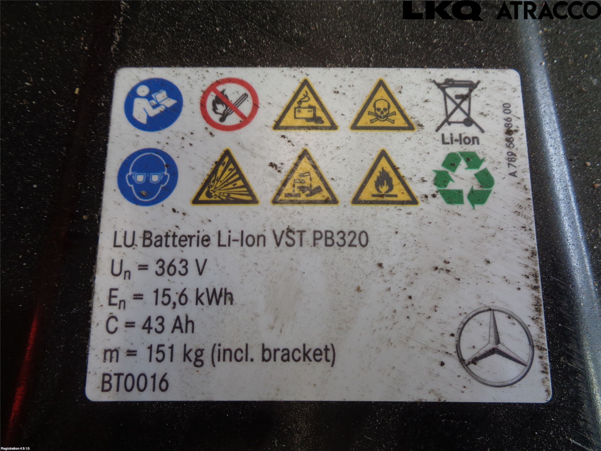 Mercedes-Benz MB CLA-KLASS (C118/X118) 19- Hybrid Batteri