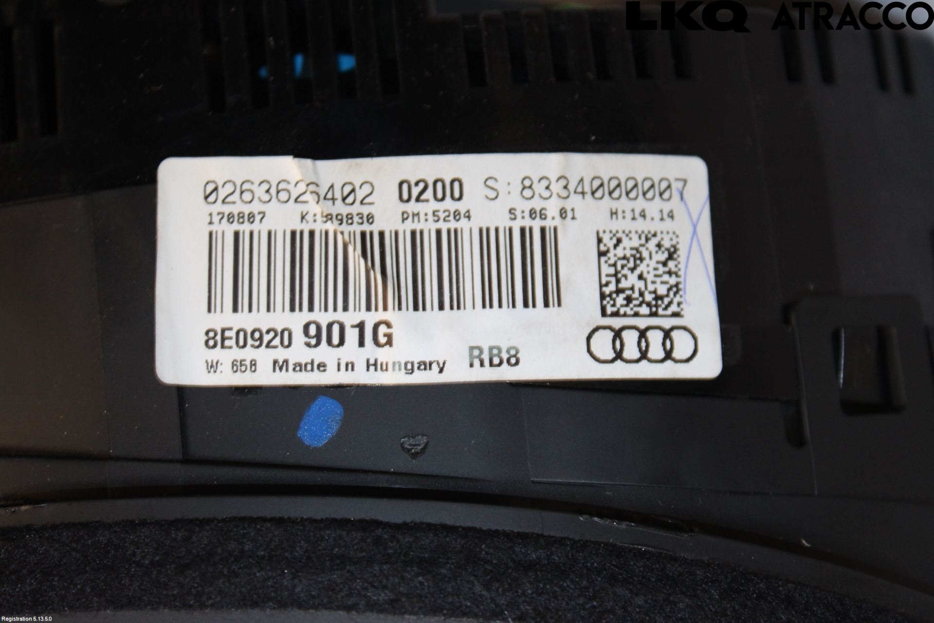 Audi A4/S4 05-07 Instr Kombinert