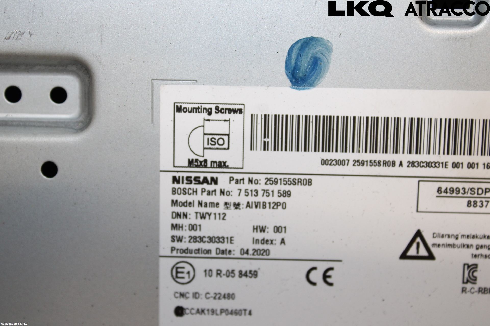Nissan LEAF 18- Stereo Radio Med Cd