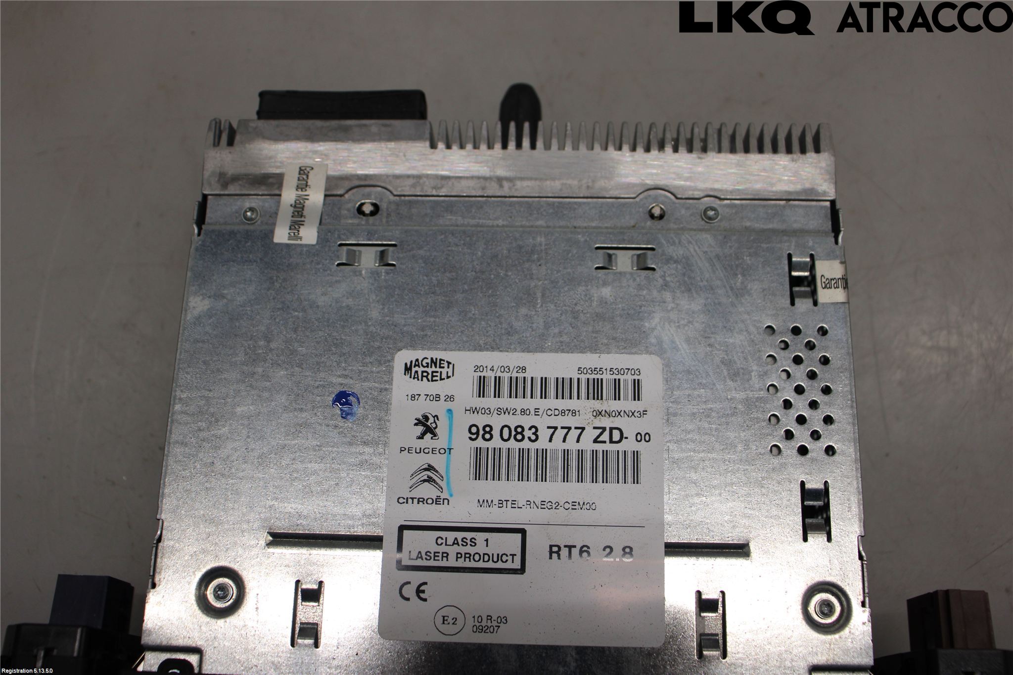 Citroen C5 08-17 Stereo Radio Med Cd