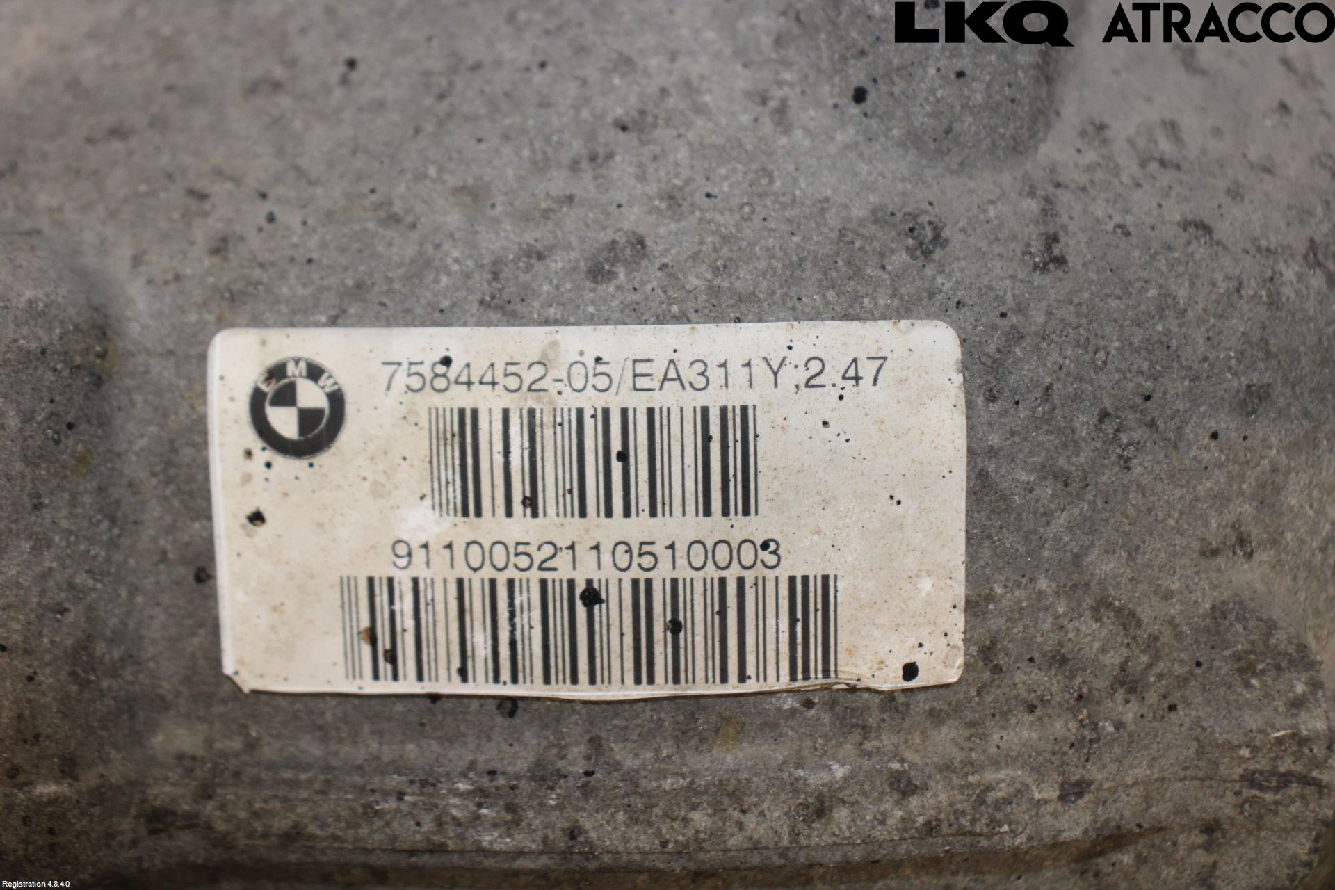 BMW 5 F10/F11/F18 09-17 Bakaksel Kardang Bak -Diff