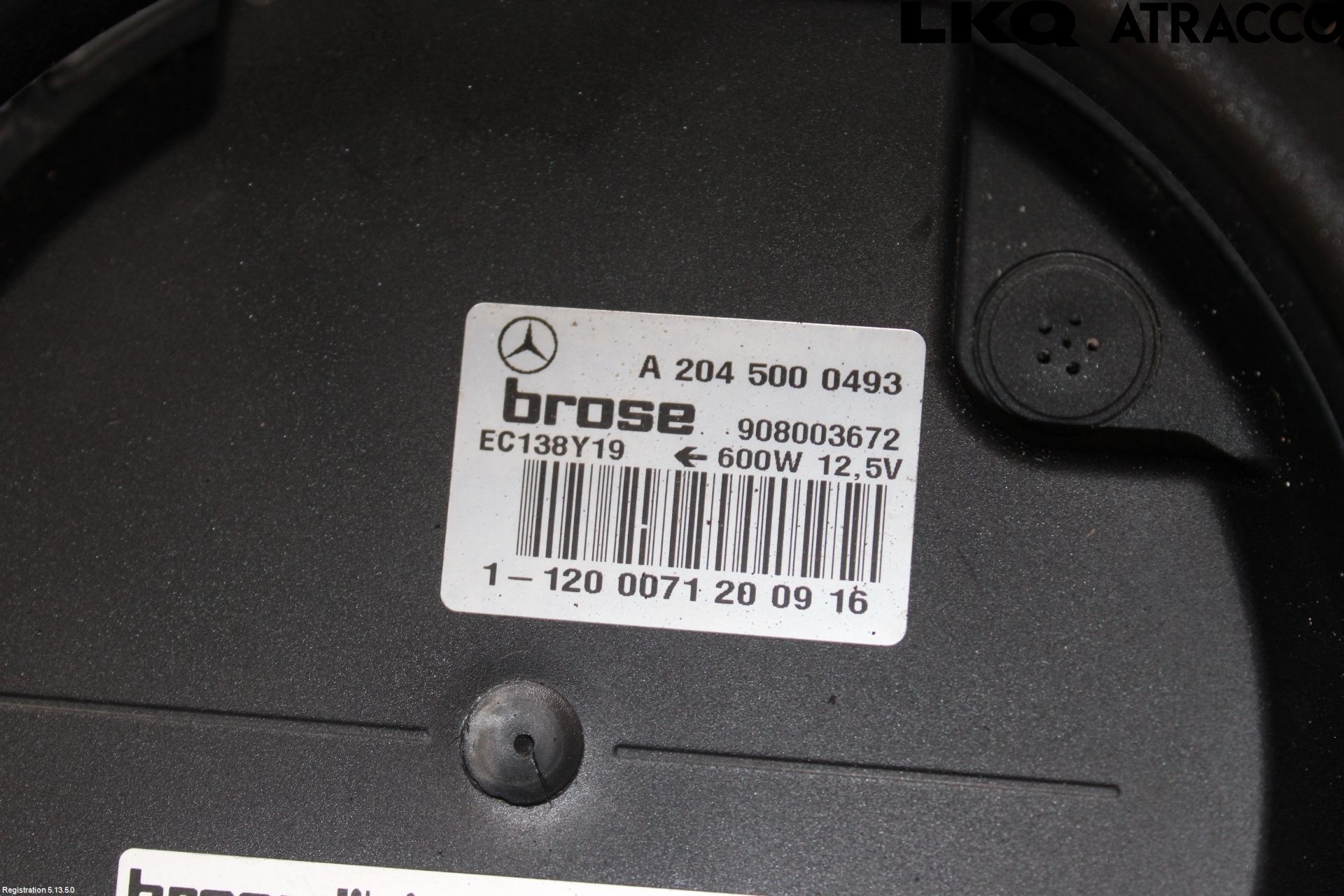 Mercedes-Benz MB B-KLASS (W246/W242) 12-19 Kjølevifte Elektrisk
