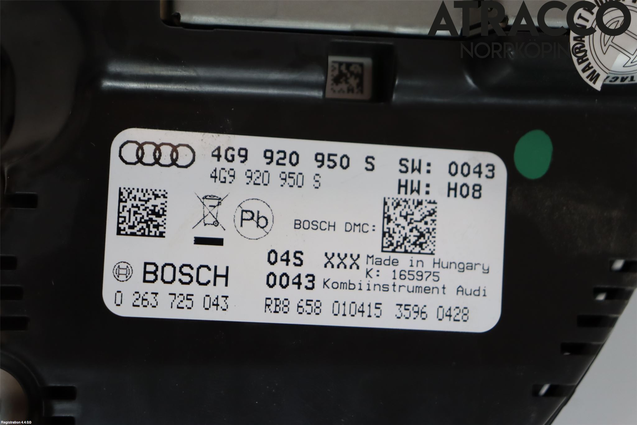 Audi A6 ALLROAD 12-18 Instr Kombinert