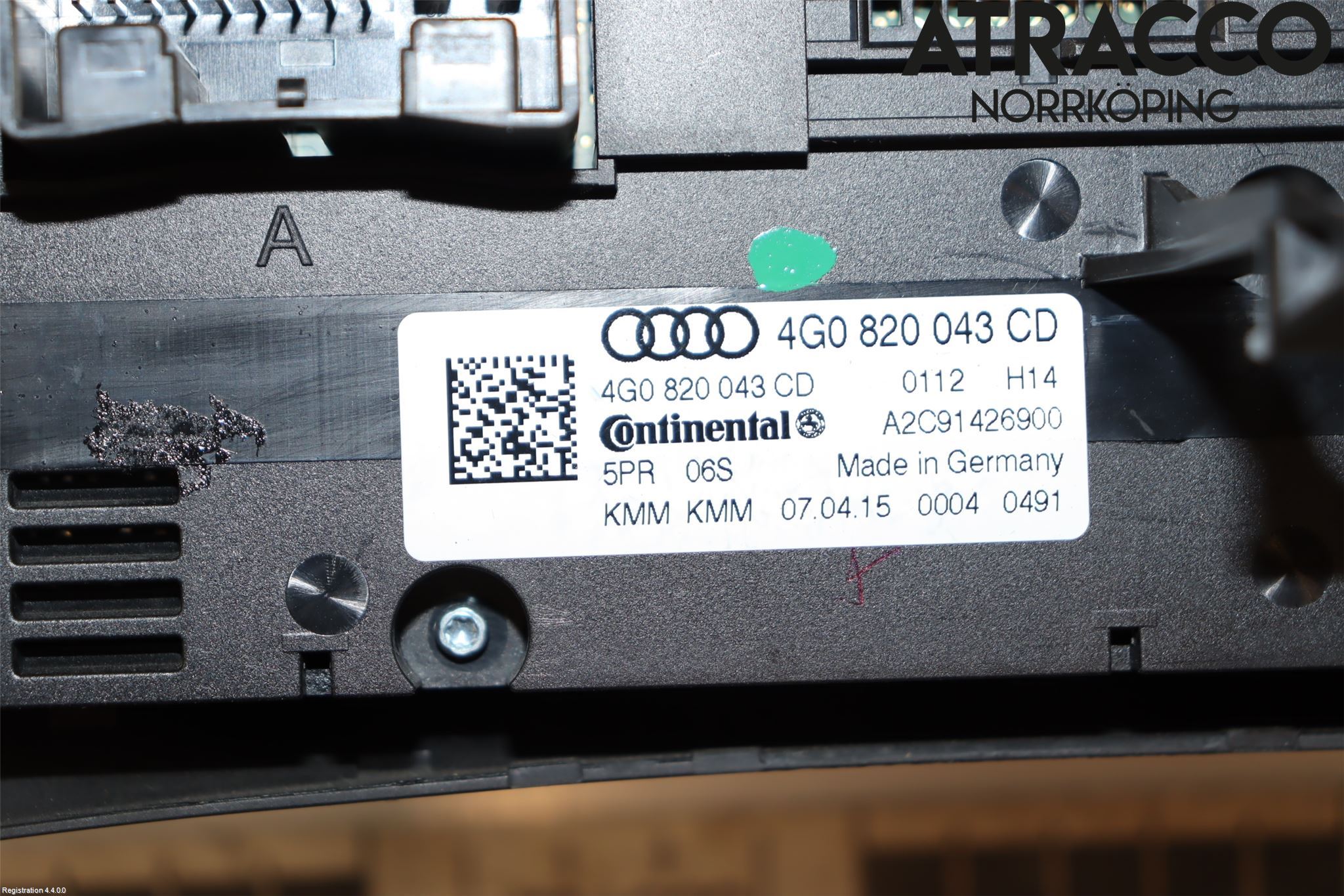 Audi A6 ALLROAD 12-18 Varmeapparat Panel(Regulering)