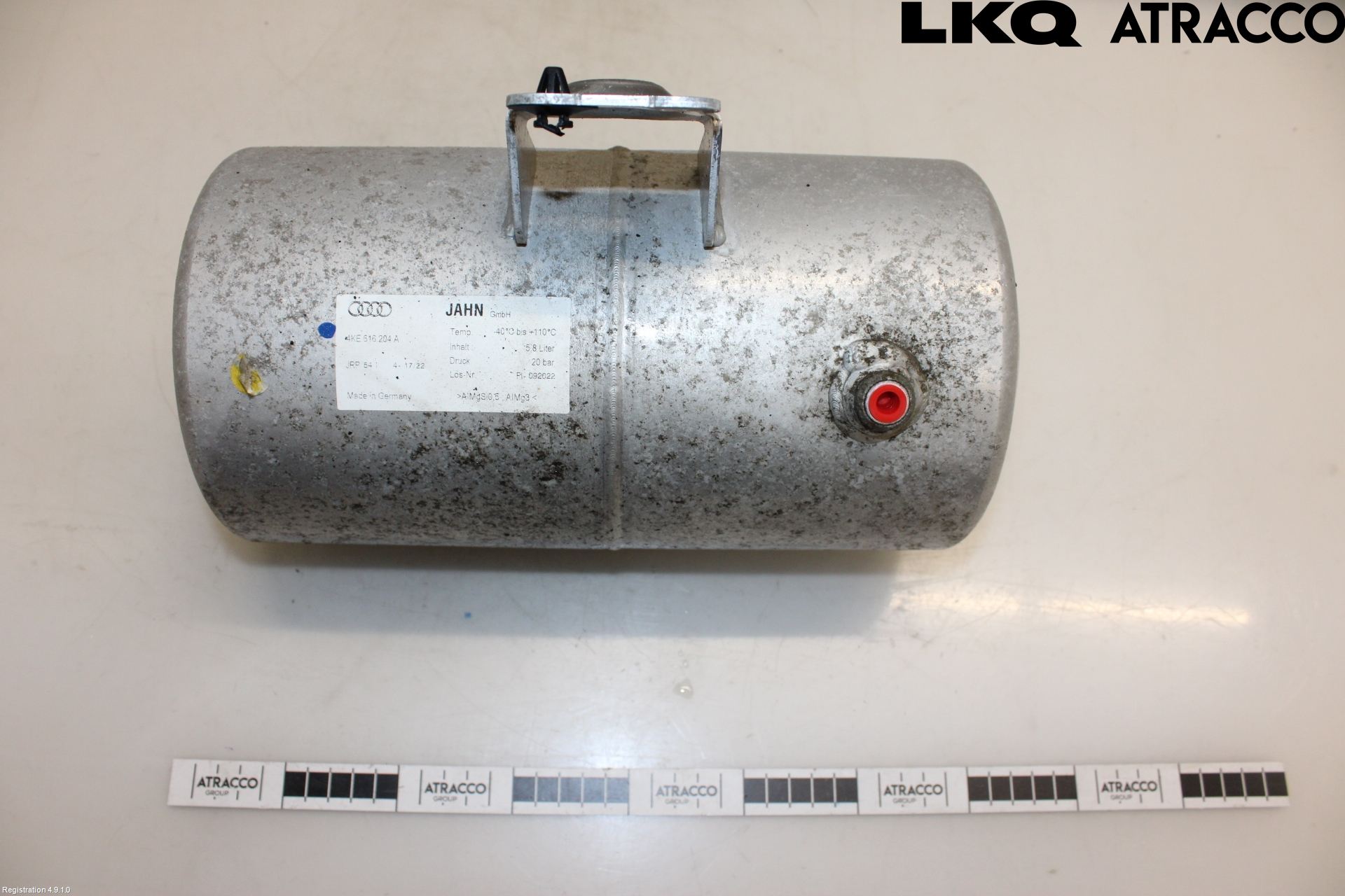 Audi E-TRON, S GE 19- Nivå/Lufrfrändring Trycktank