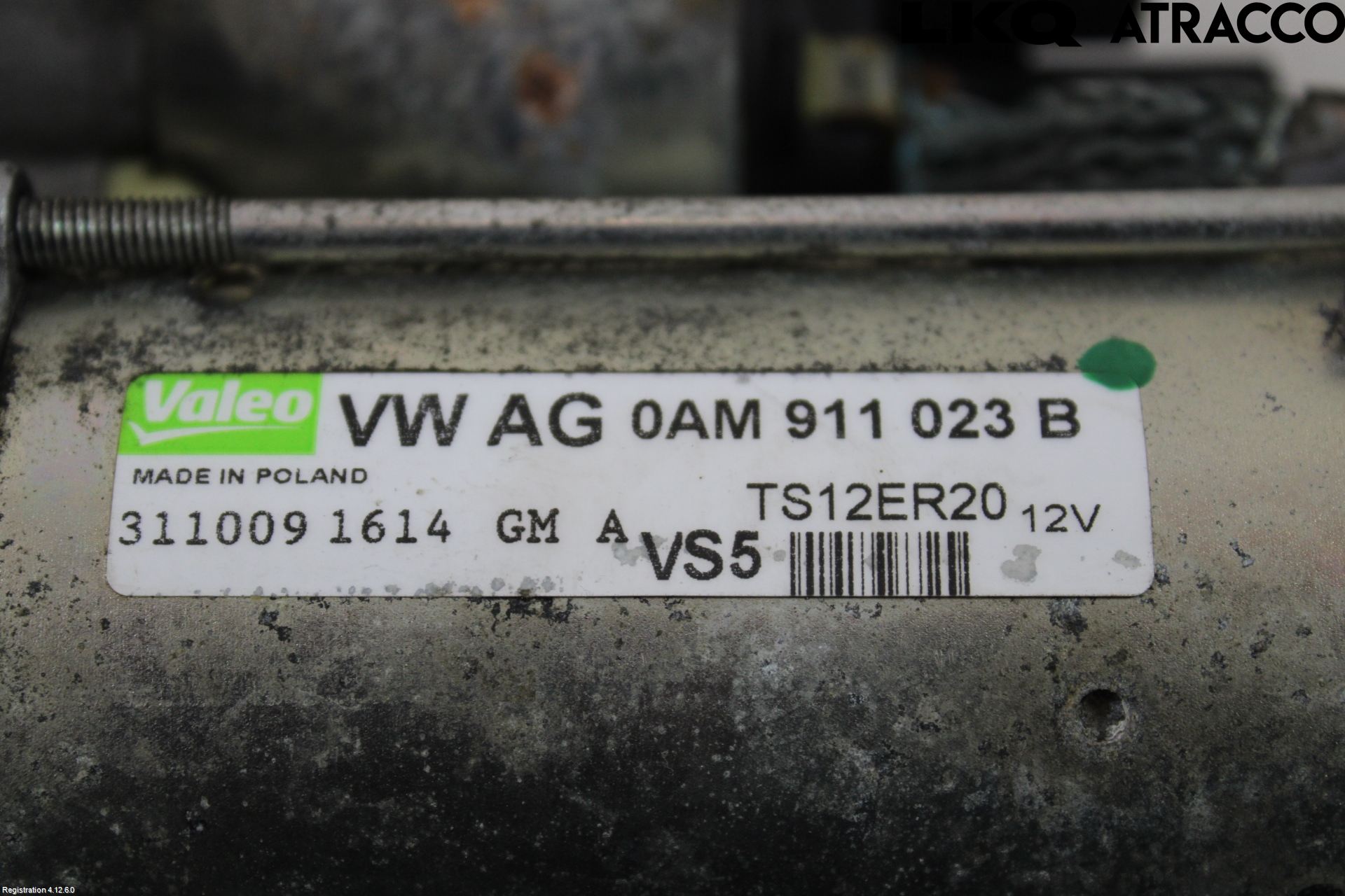 Volkswagen VW GOLF PLUS/CROSS GOLF 04-14 Startmotor