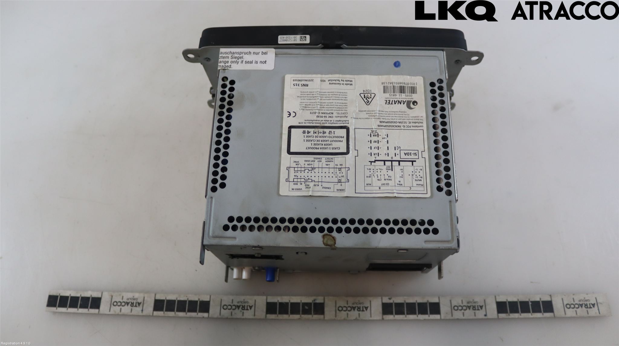 Volkswagen VW AMAROK 2H 10-22 Stereo Radio Med Cd