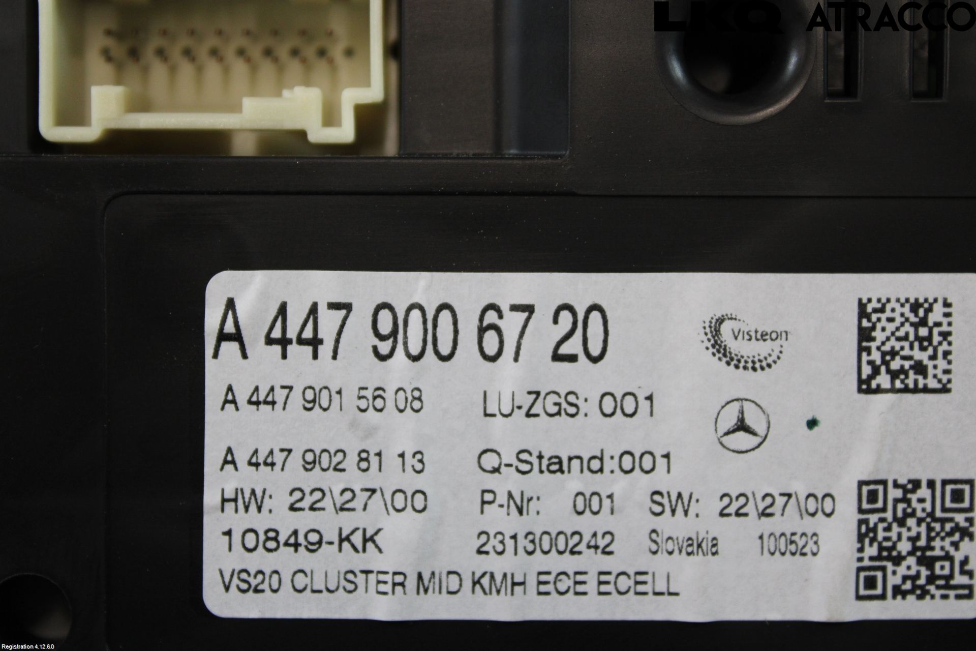Mercedes-Benz MB VITO/V-KLASS (W640,W447,W448) 14- Instr Kombinert