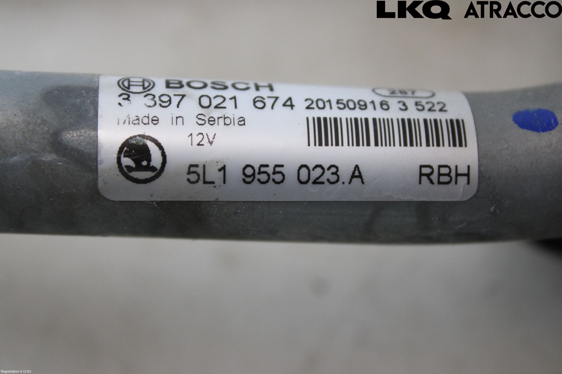 Skoda YETI Viskeroverføring Frontrute