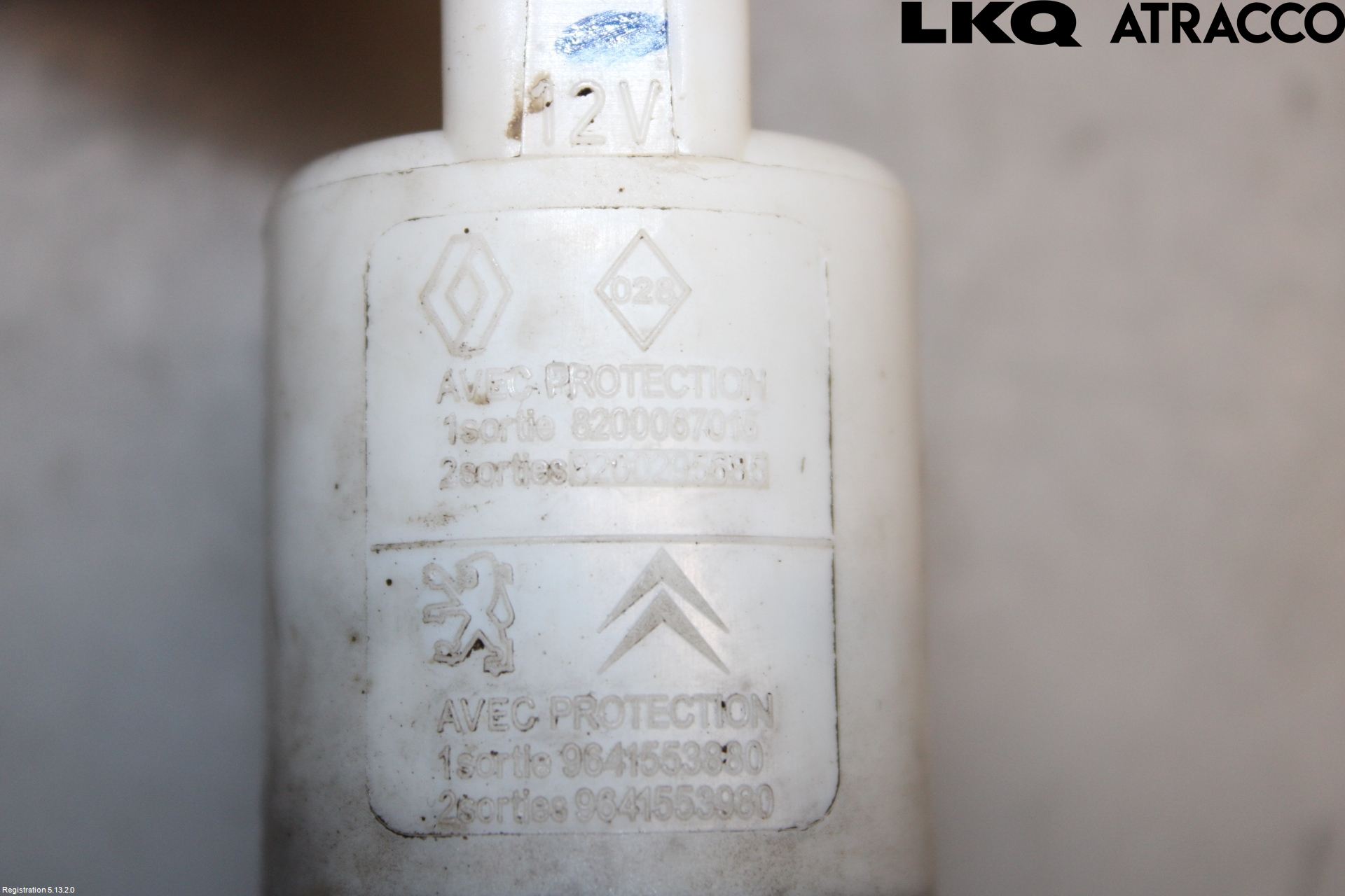 Renault MÉGANE II  06-08 Spylerpumpe Høytrykk