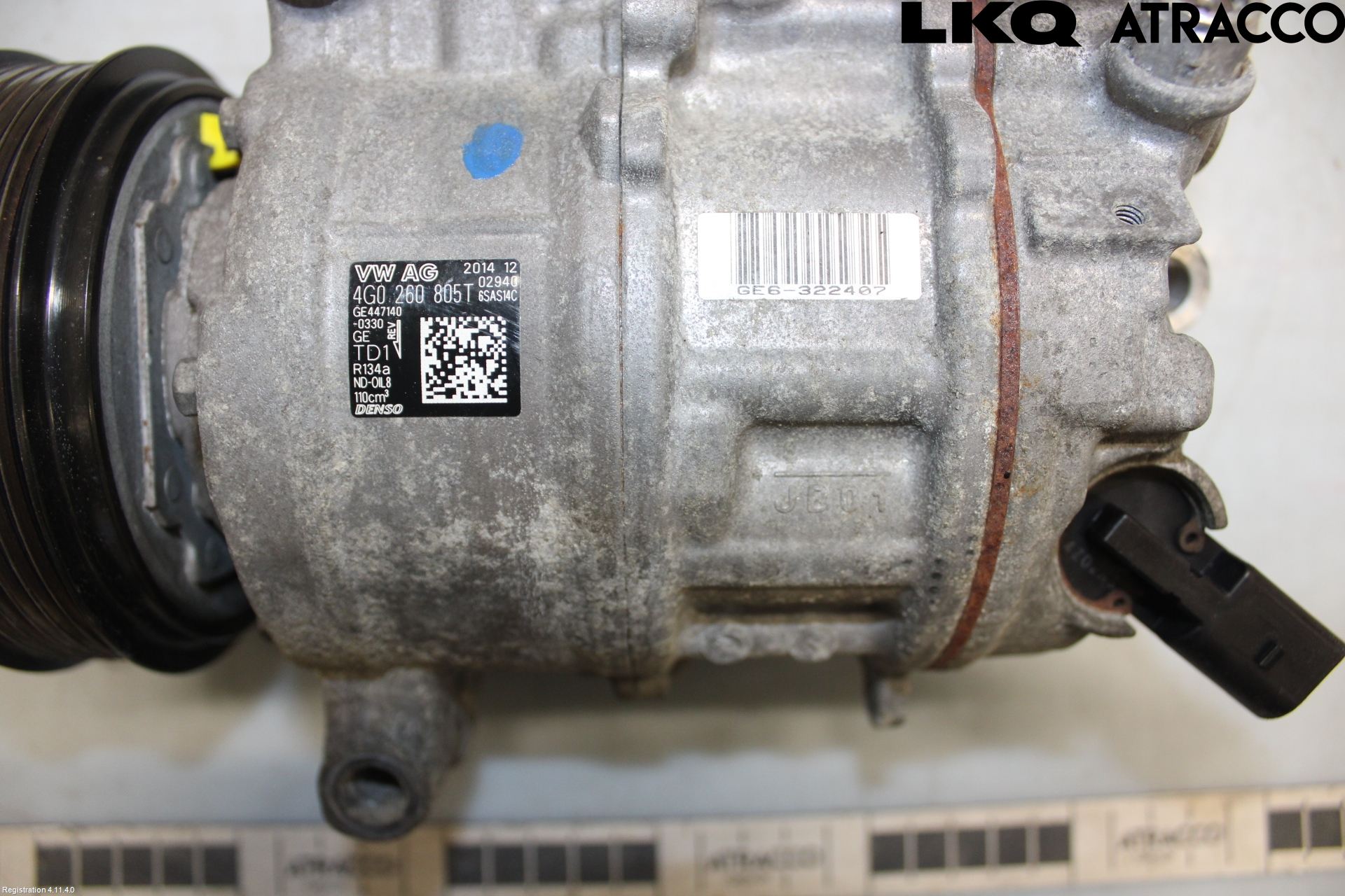 Audi A6/S6 4G 11-18 Varme Ac Kompressor
