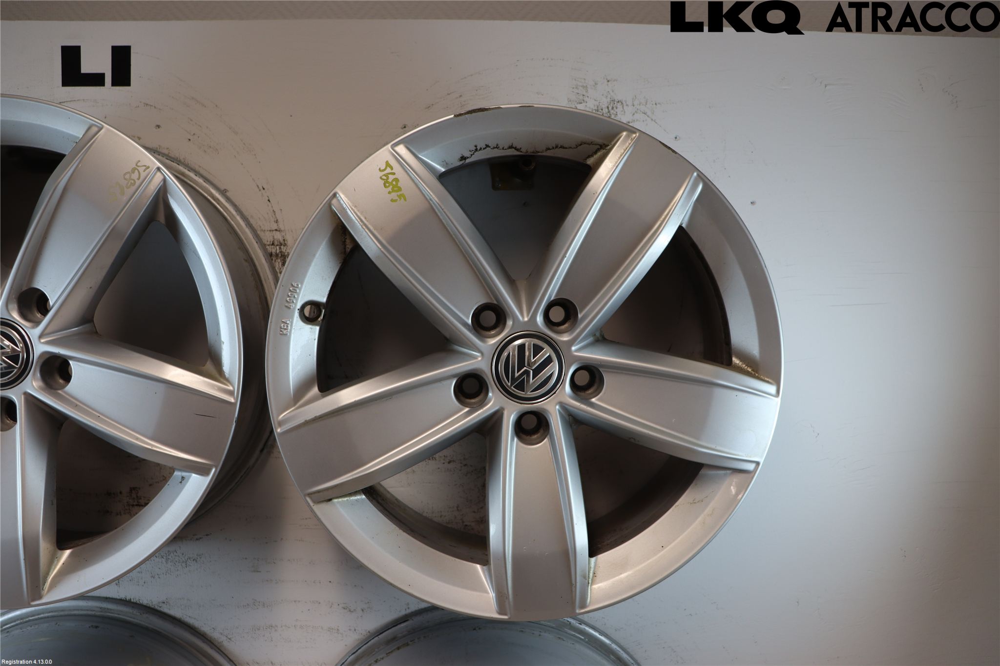 Volkswagen VW TIGUAN 16-24 Felg Aluminium Sett 4Stk