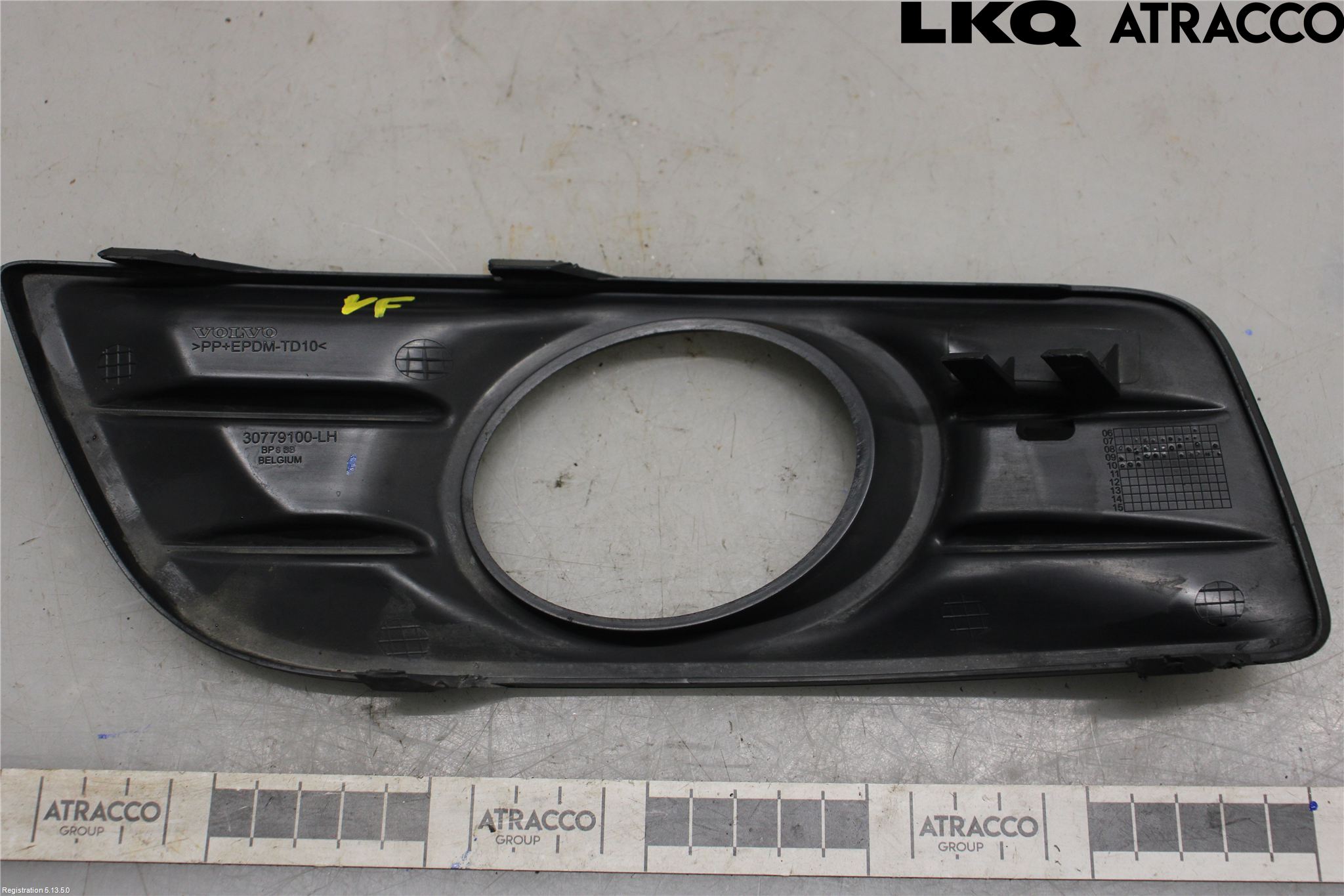 Volvo V50 08-12 Frontlykt Kurve-Tåkelys Ramme