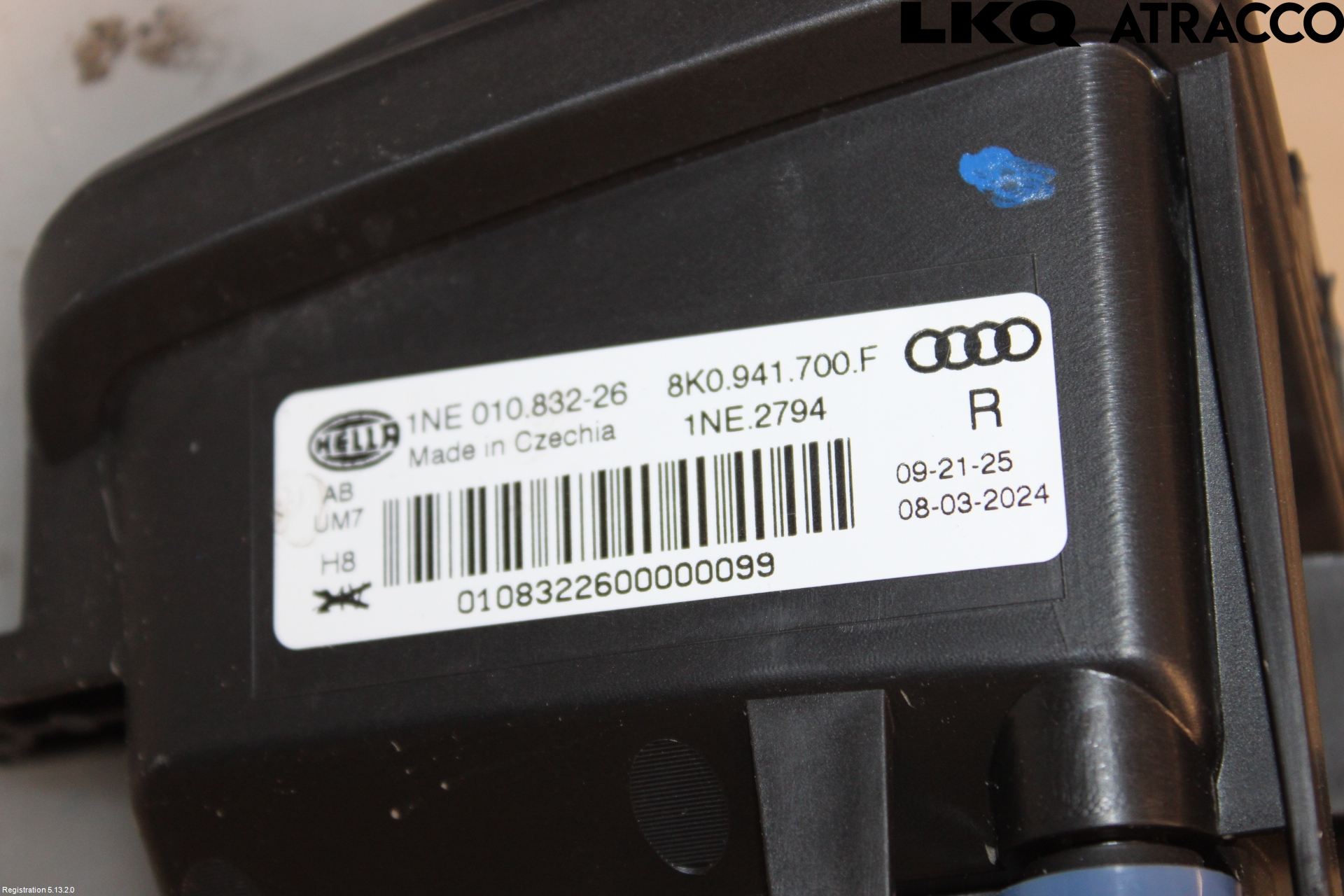 Audi A4 12-15 Frontlykt-Kurve-Tåkelys