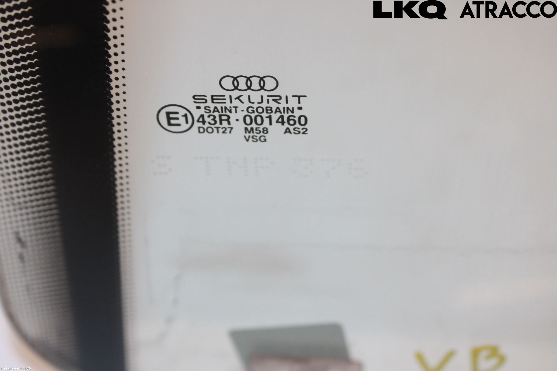 Audi A8/S8 4D 94-02 Dørrute Bak Venstre 4Dørs