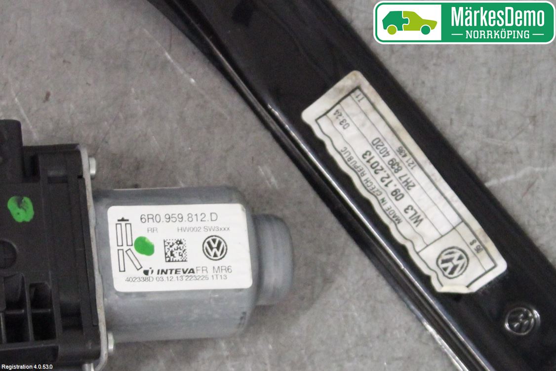 Volkswagen VW AMAROK 2H 10-22 Vindusheis El Komp