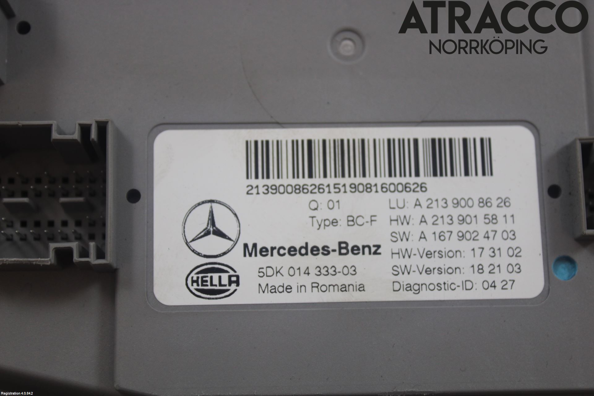 Mercedes-Benz MB E-KLASS (W213) 16-23 Styreenhet Klima