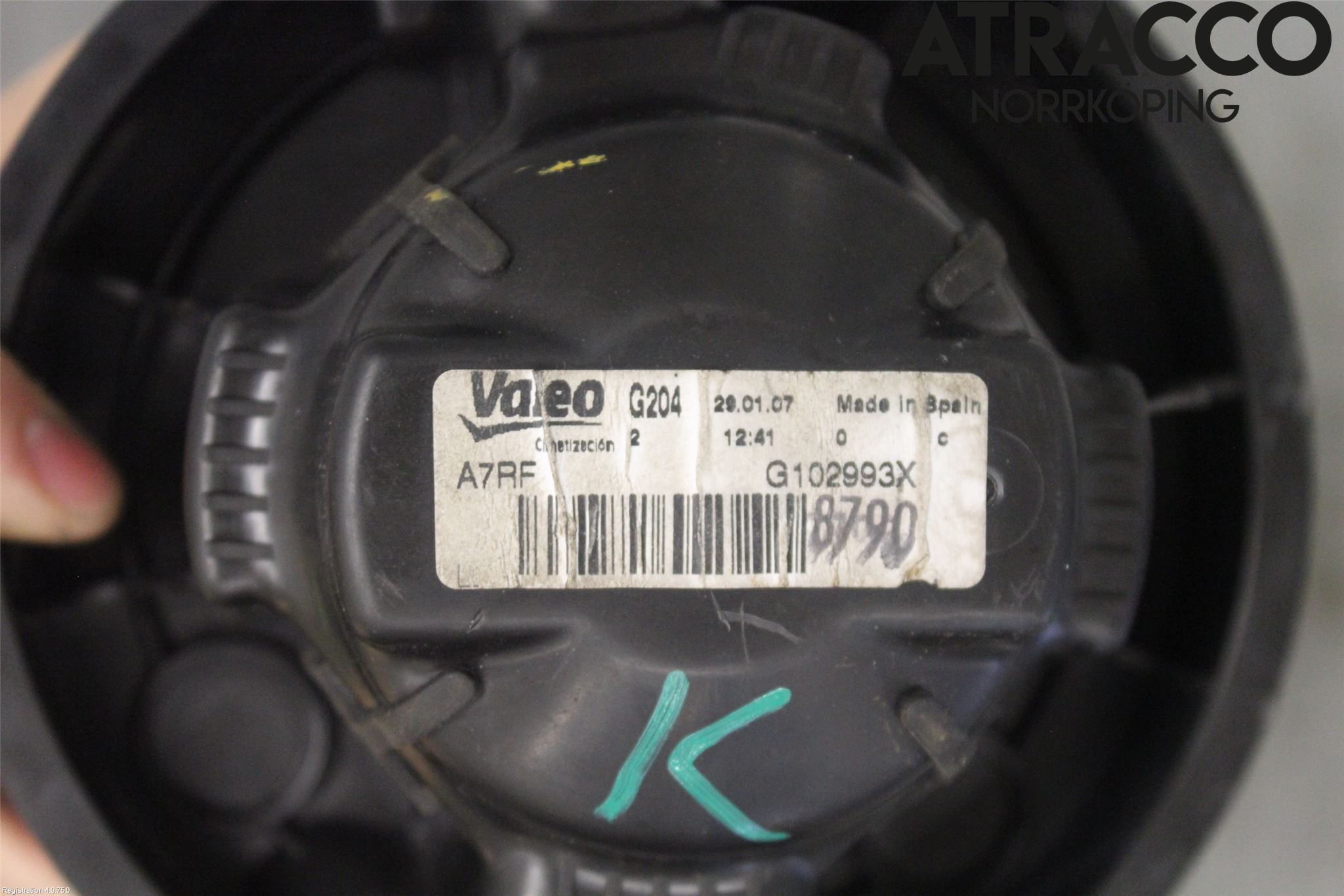 Peugeot 207 Varmeapparat Viftemotor