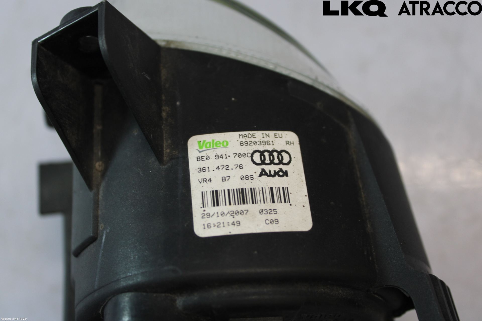 Audi A4/S4 05-07 Frontlykt-Kurve-Tåkelys