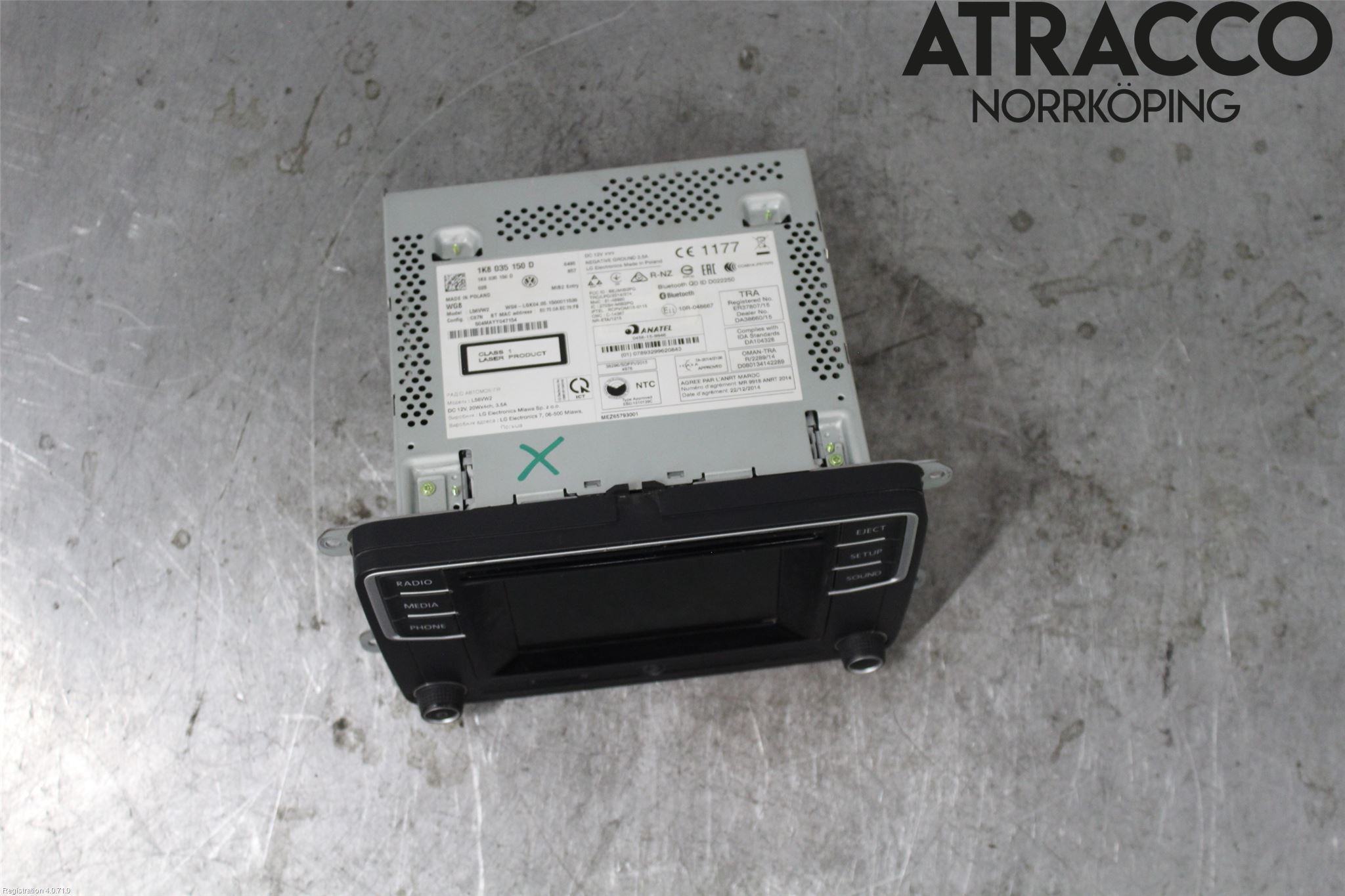 Volkswagen VW TRANSP/CARAVELLE (T6) 16-22 Stereo Radio Med Cd