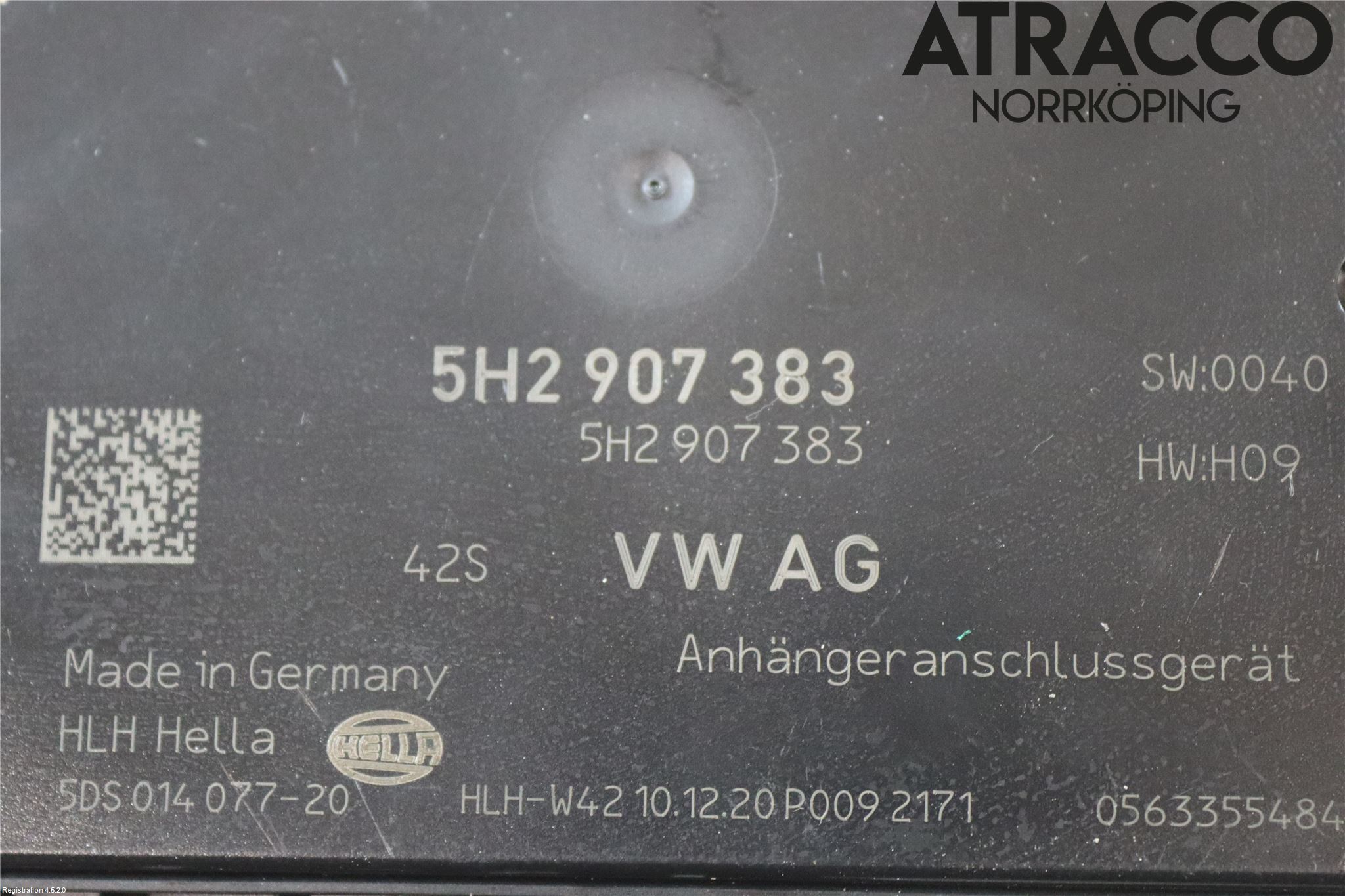 Volkswagen VW ARTEON 17- Styreenhet Tilhengerfeste