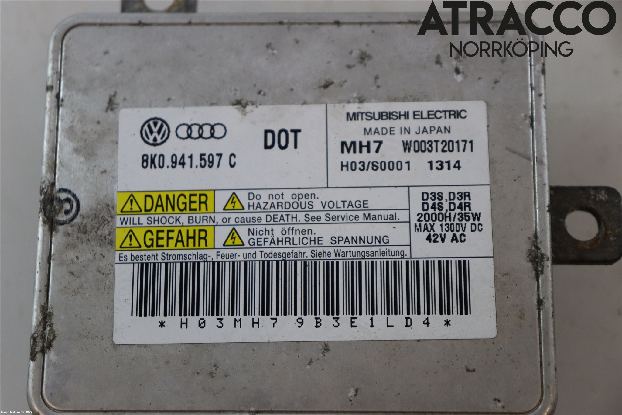 Audi A4/S4 08-11 Styreenhet Xenon