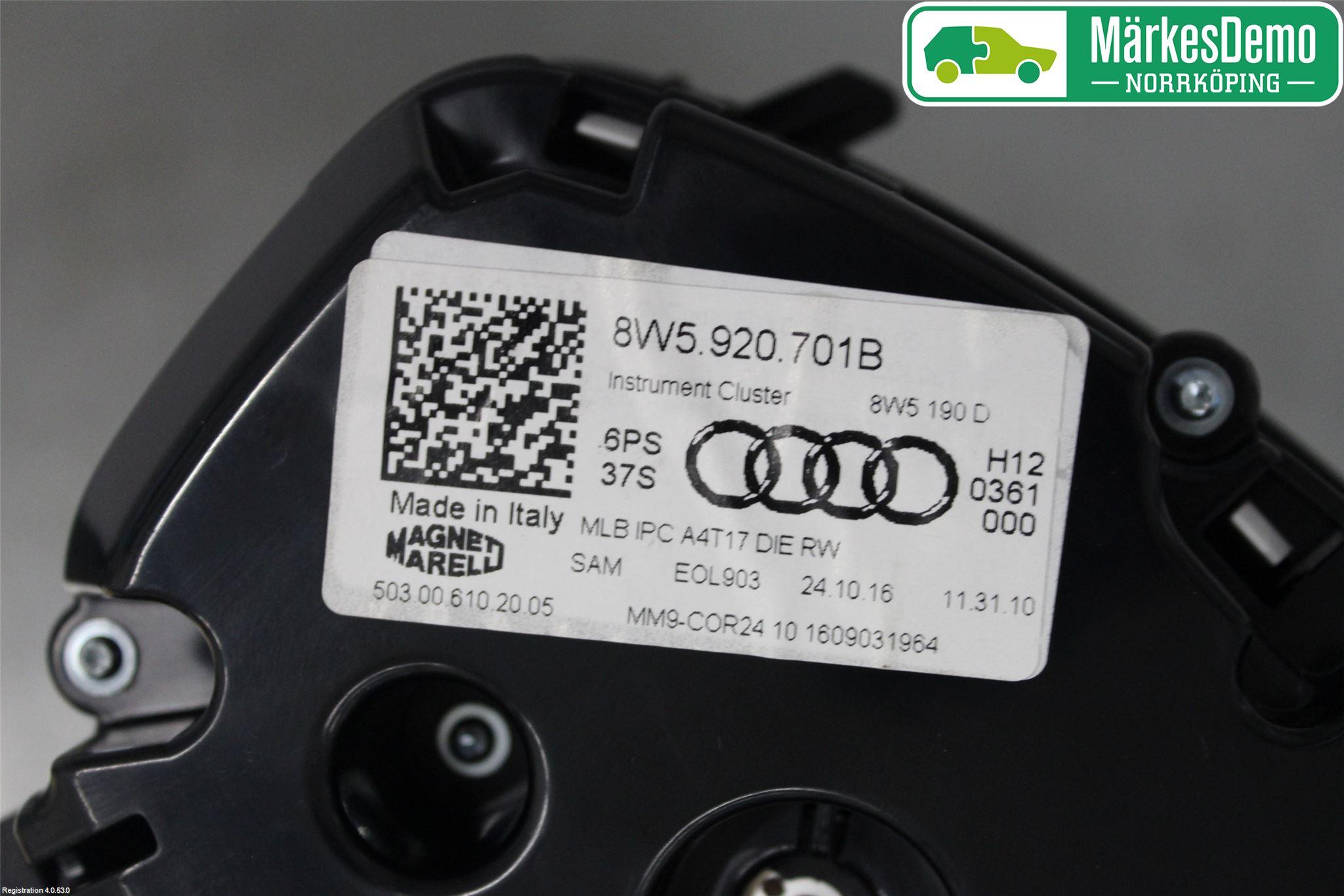 Audi A4/S4 B9 16-19 Instr Kombinert