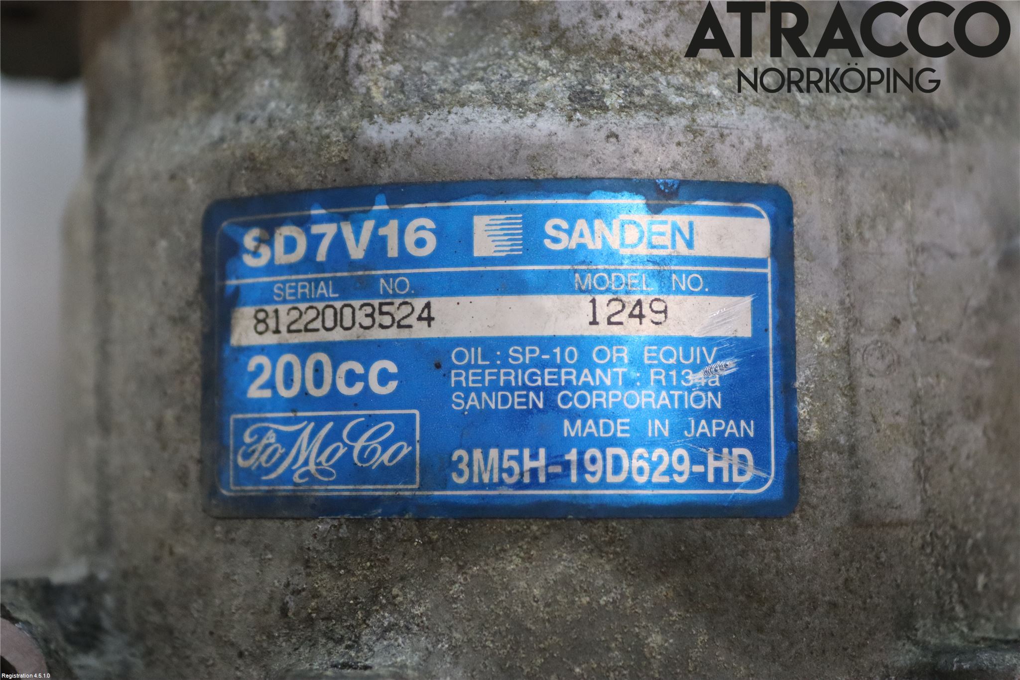 Volvo V50 04-07 Varme Ac Kompressor