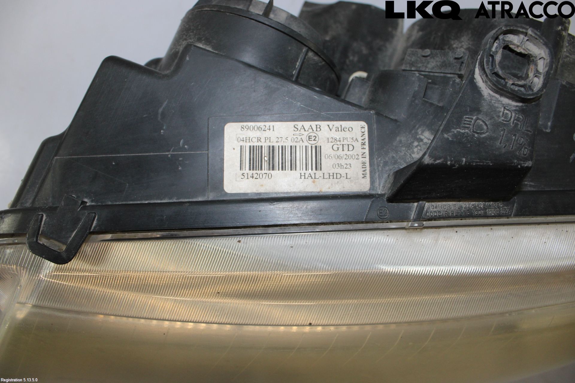 Saab 9-5 -05 Frontlykt Venstre