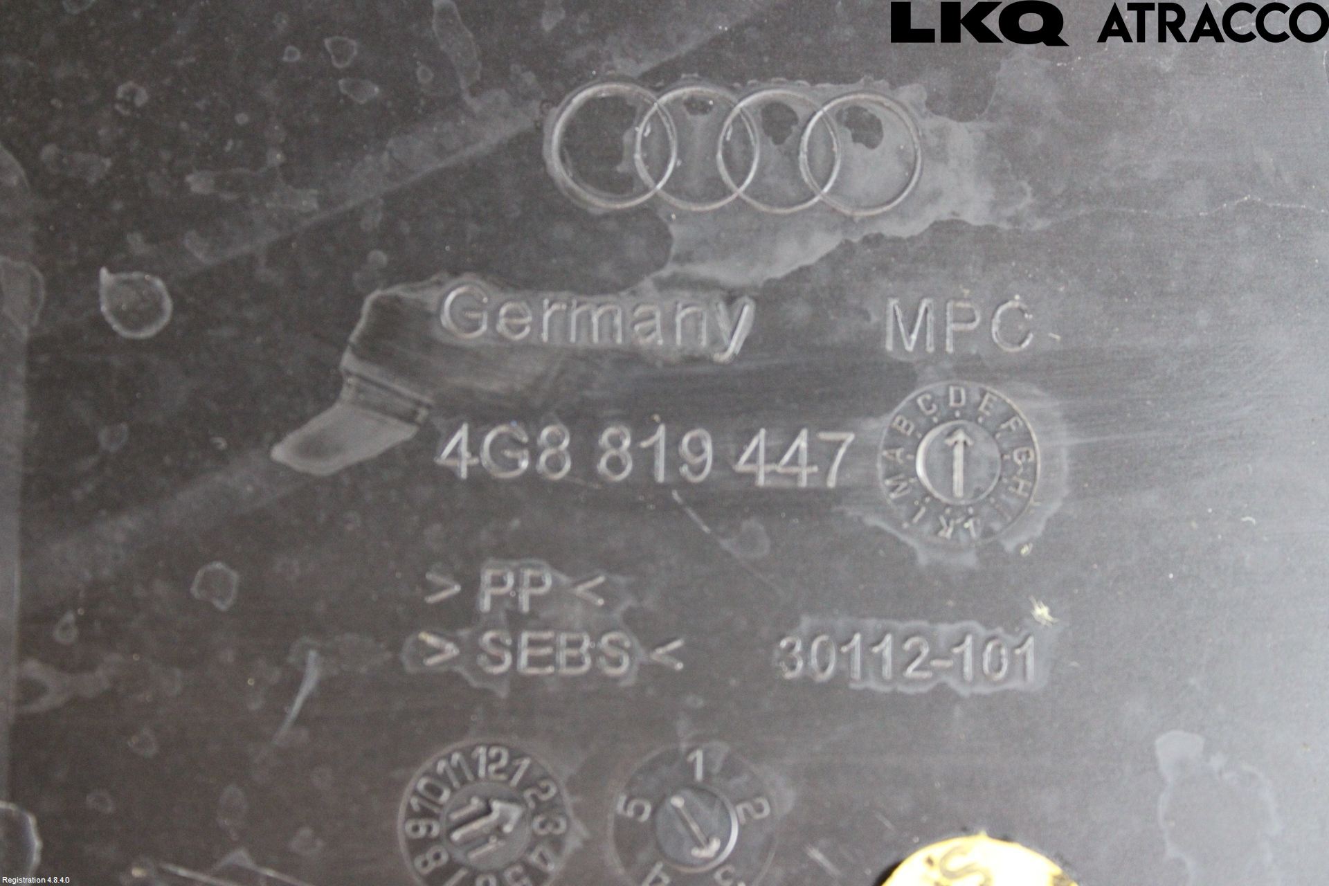 Audi A6/S6 4G 11-18 Visker Deksel-Grill-Under Frr