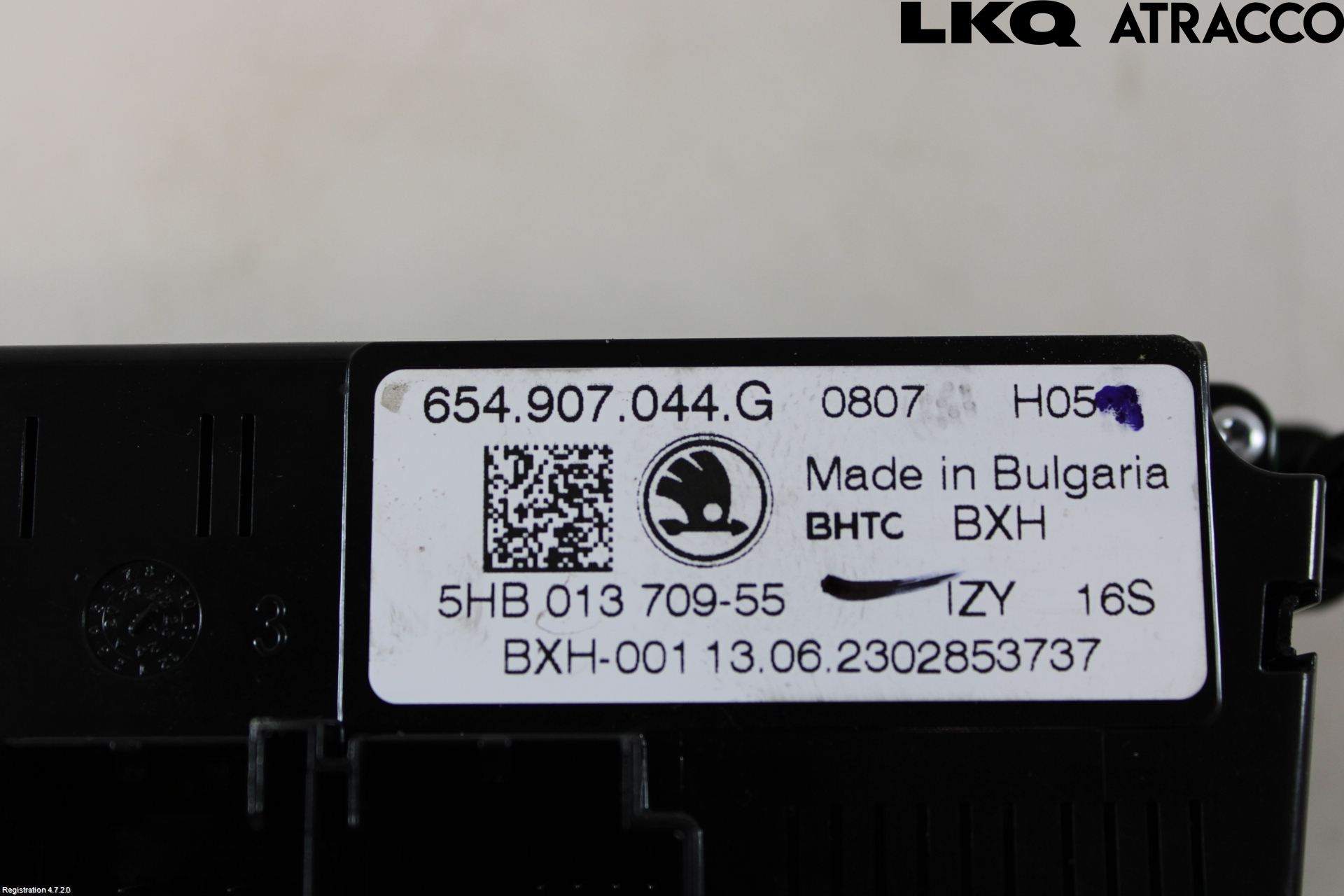 Skoda SCALA 19- Varmeapparat Panel(Regulering)