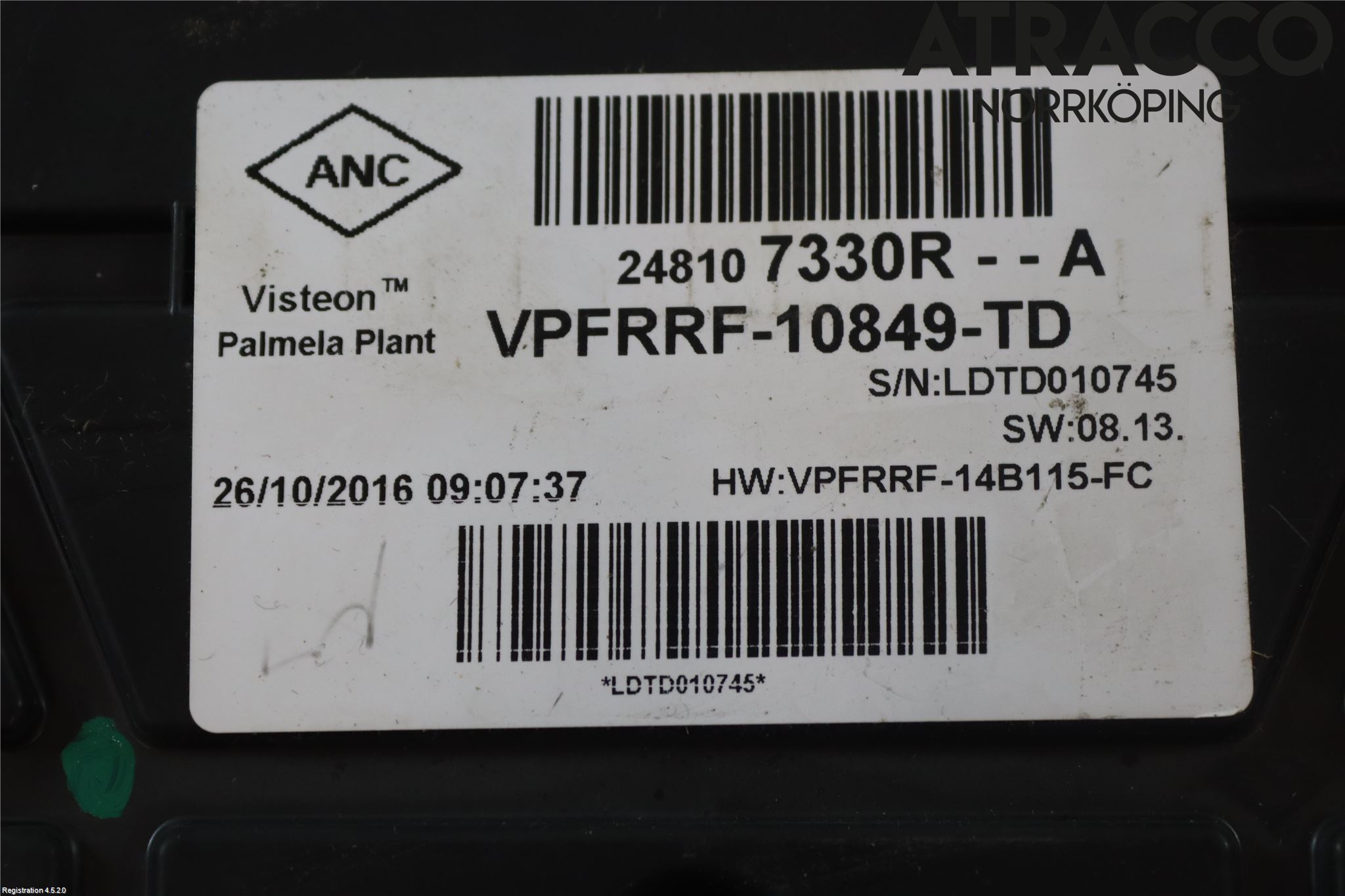 Opel VIVARO 15-19 Instr Kombinert