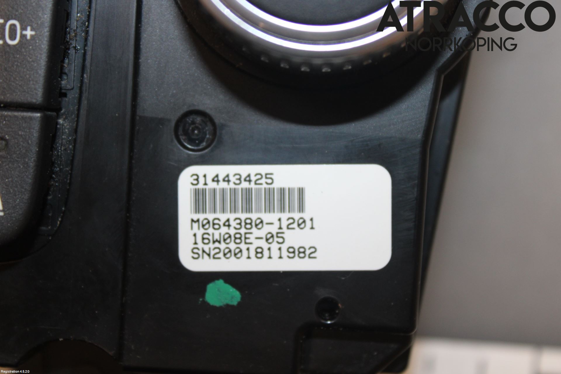 Volvo V70 14-16 Varmeapparat Panel(Regulering)