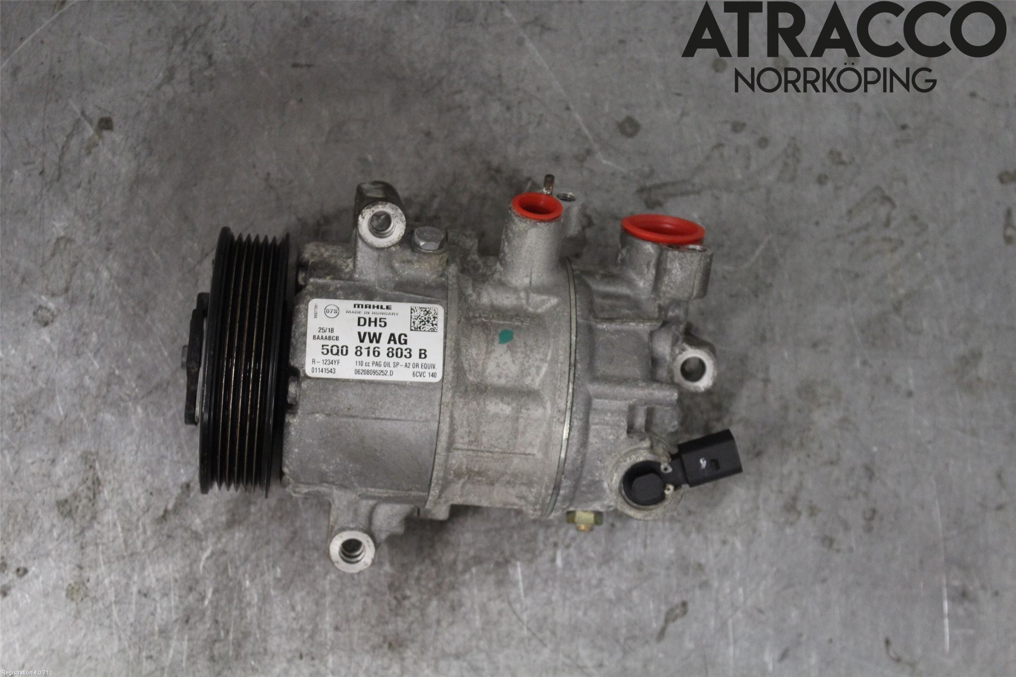 Volkswagen VW GOLF / E-GOLF VII 13-20 Varme Ac Kompressor