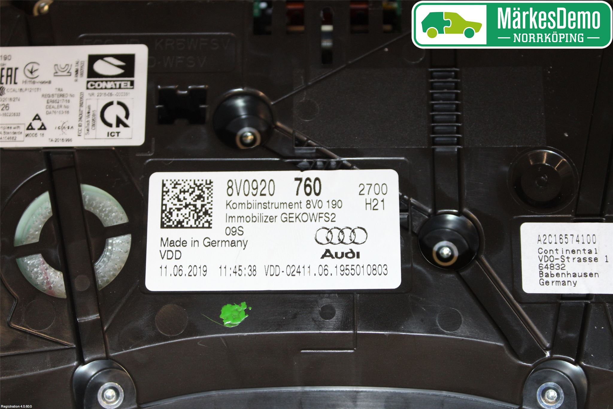 Audi A3/S3 8V 13-20 Instr Kombinert