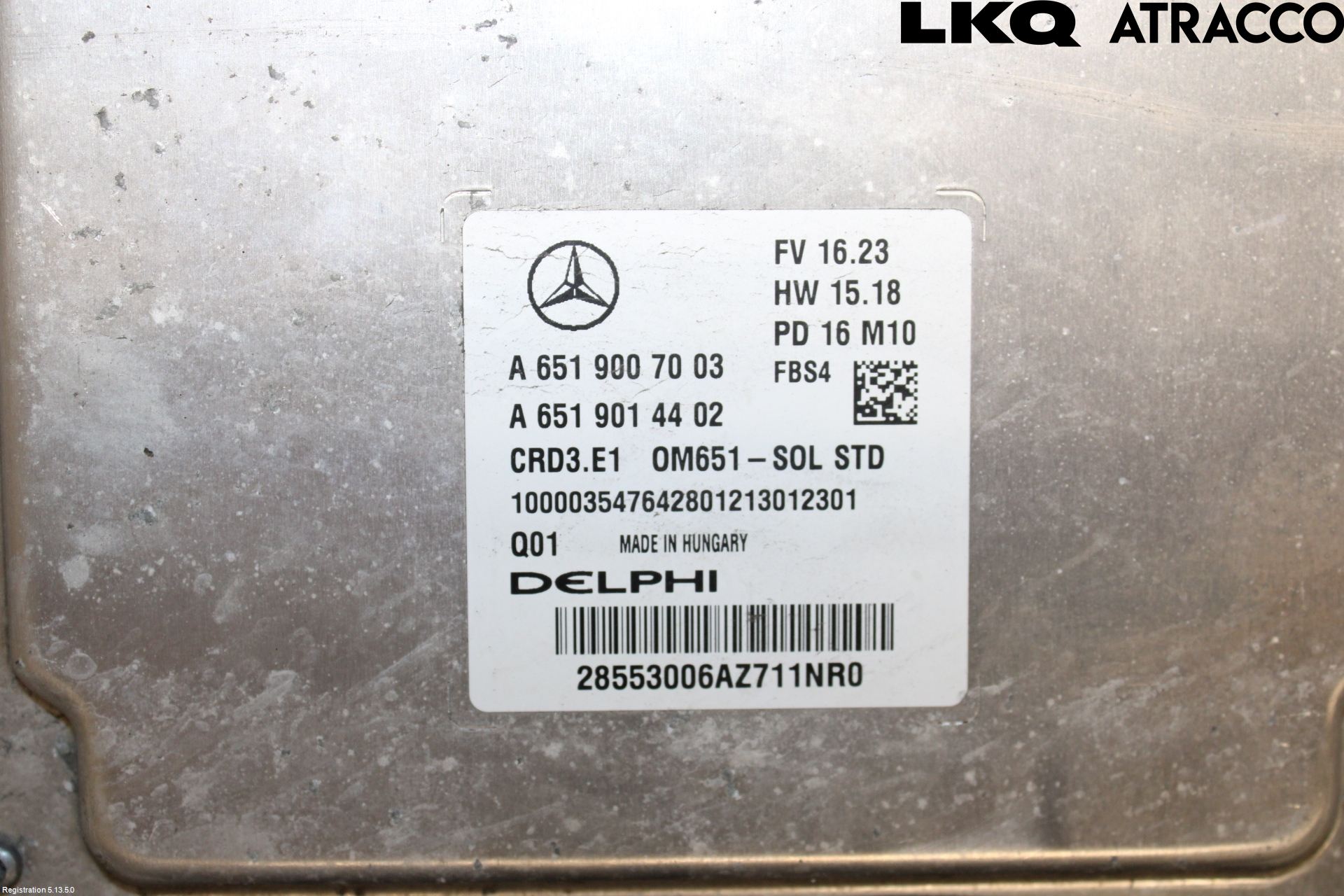 Mercedes-Benz MB B-KLASS (W246/W242) 12-19 Styreenhet Dieselpumpe