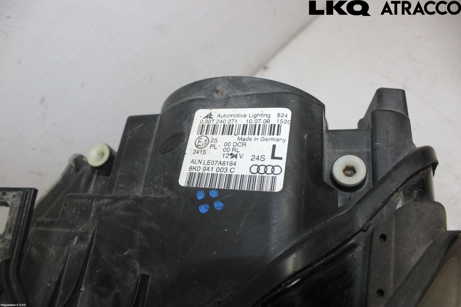 Audi A4/S4 08-11 Frontlykt Venstre