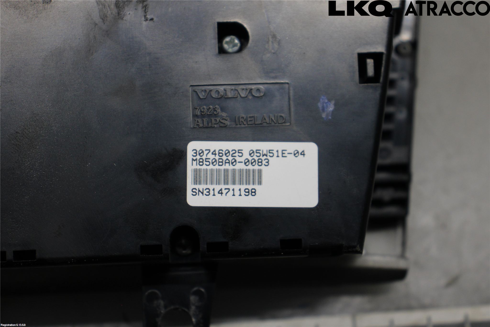 Volvo XC90 03-06 Varme Ac Betjening-Display