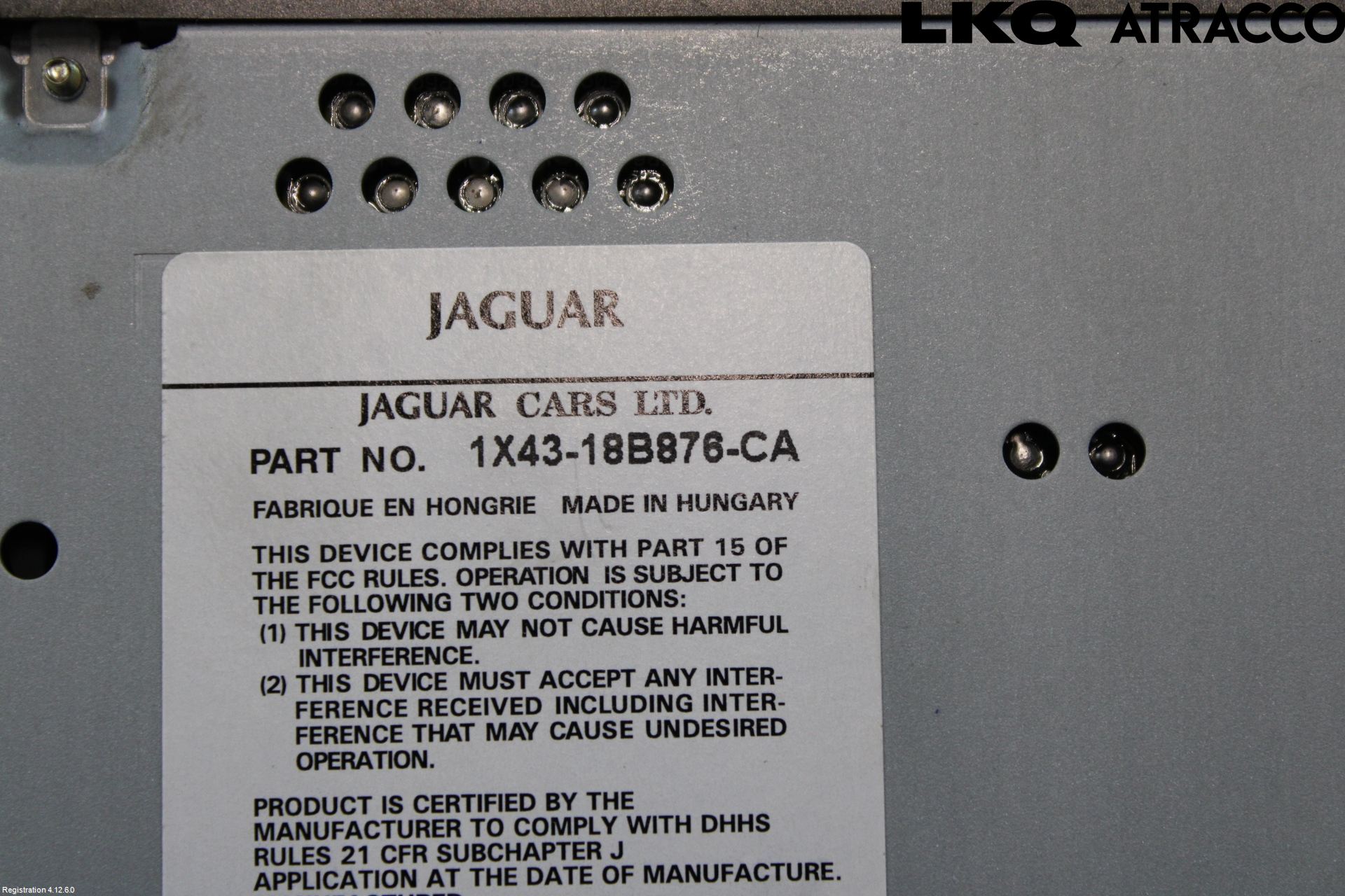 Jaguar X-TYPE Stereo Radio Med Cd