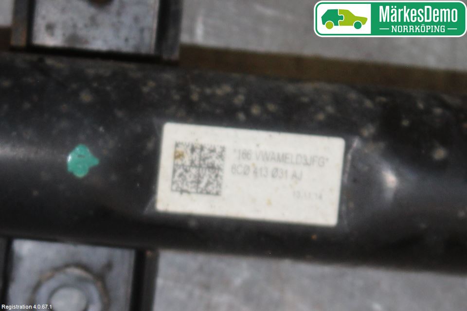 Volkswagen VW POLO 10-17 Fjærbein Foran Venstre