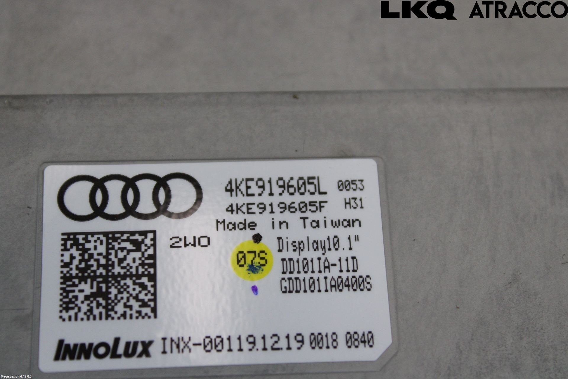 Audi E-TRON, S GE 19- Multifunktionsdisplay