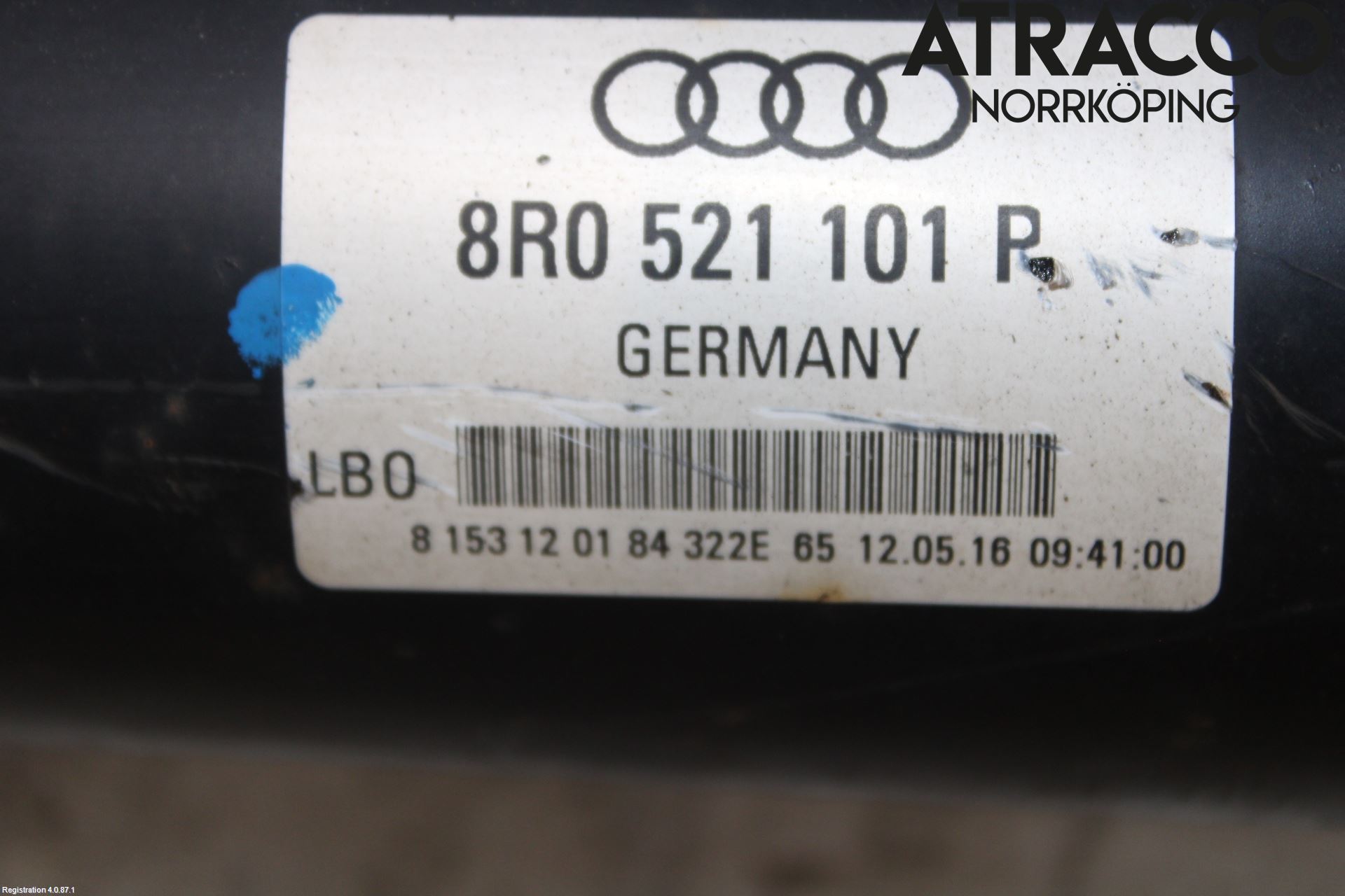 Audi Q5 09-16 Mellomaksel Kompl