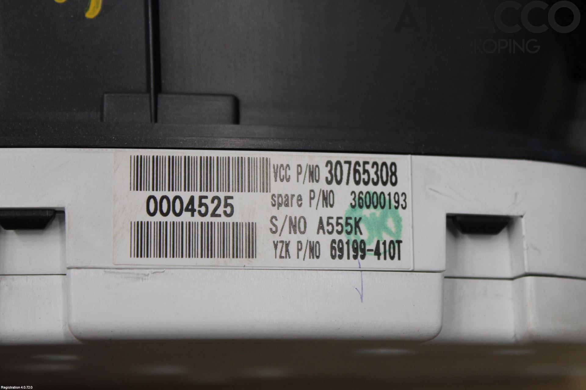 Volvo V50 08-12 Instr Kombinert