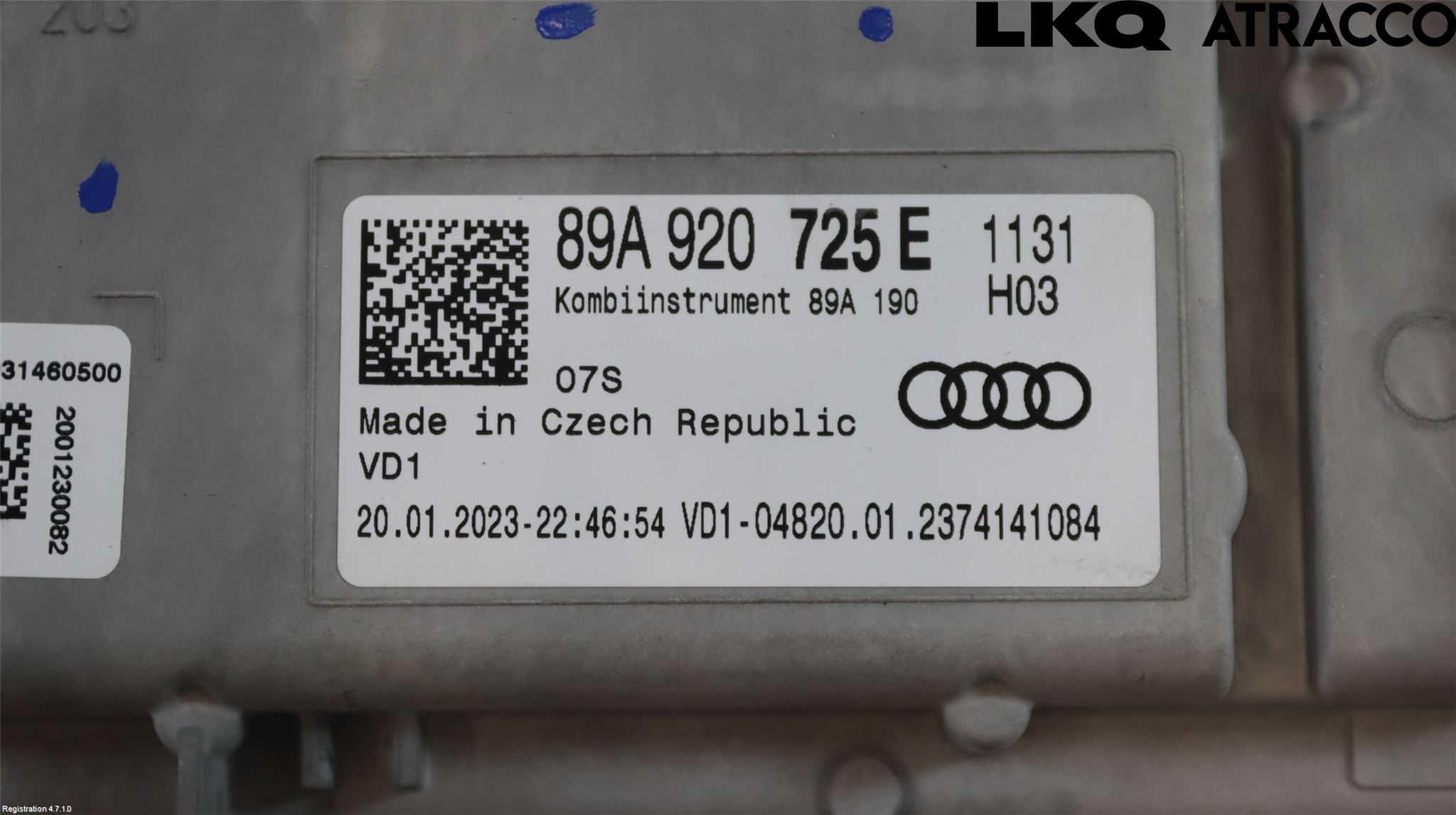 Audi Q4 E-TRON FZ 22- Instr Kombinert