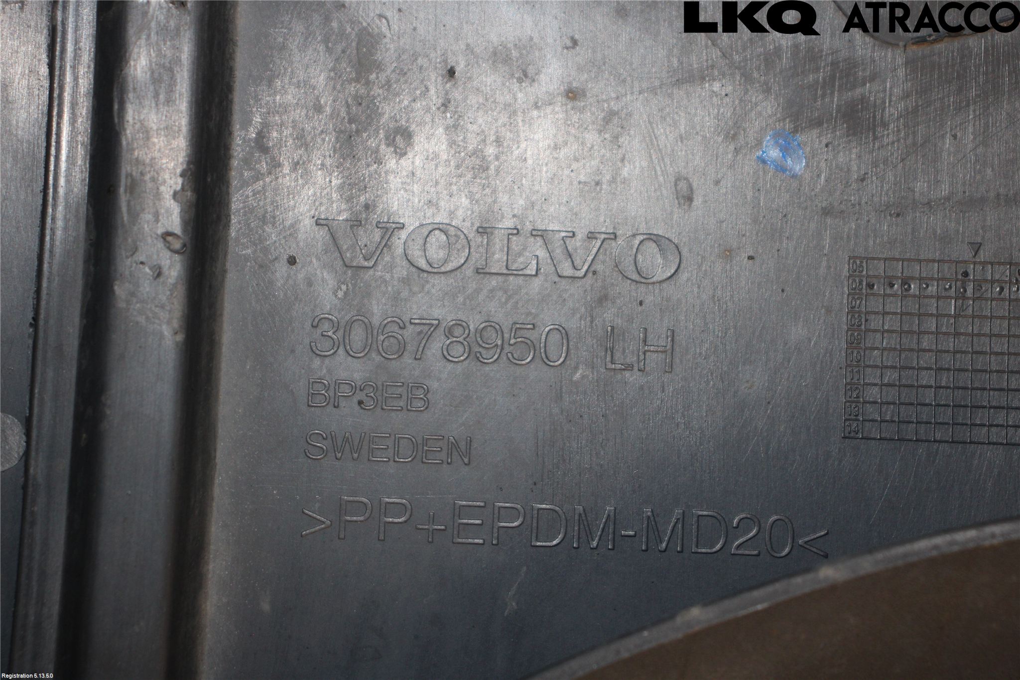 Volvo XC90 07-14 Støtfanger Foran Plastdeksel