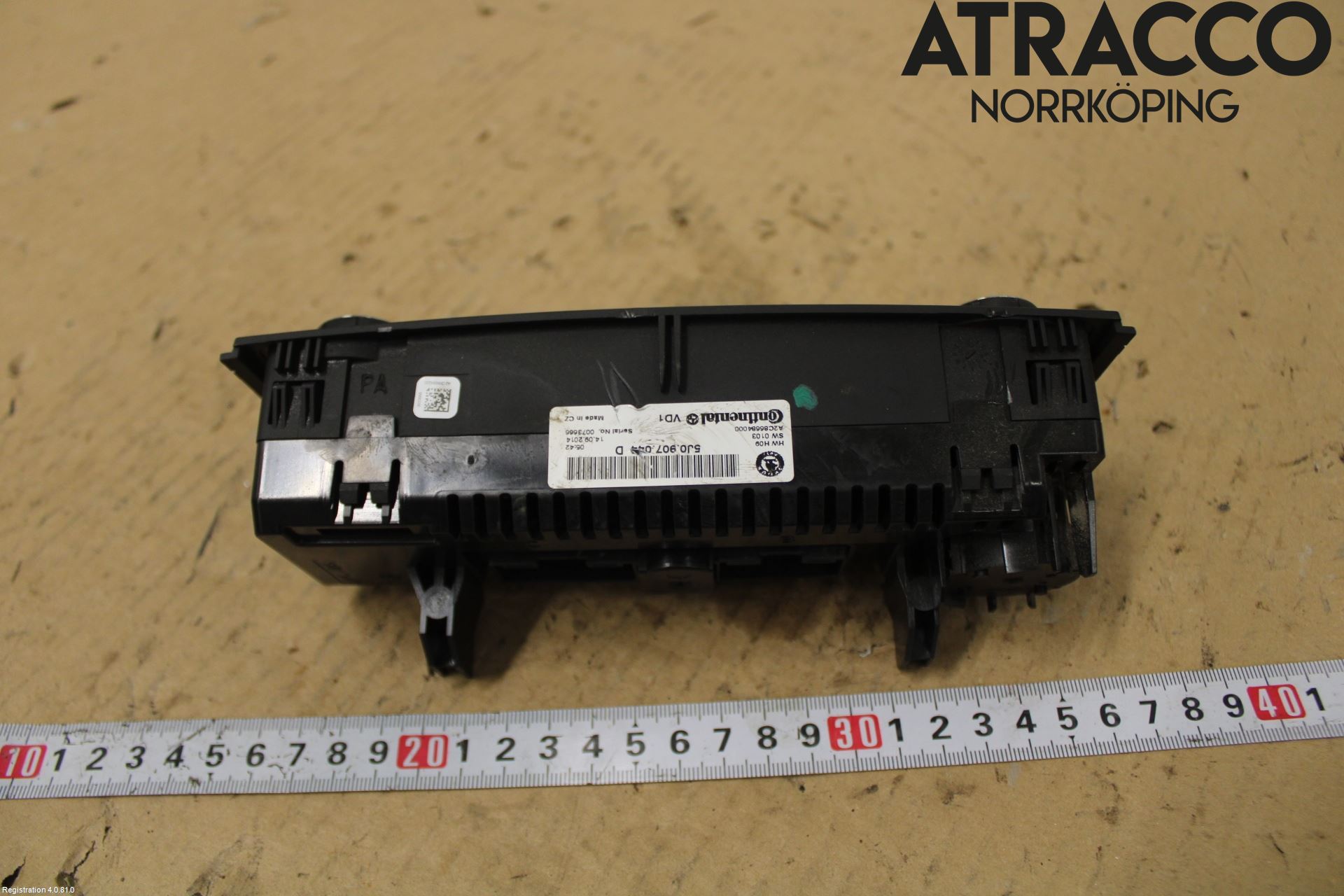 Skoda FABIA 07-14 Varmeapparat Panel(Regulering)