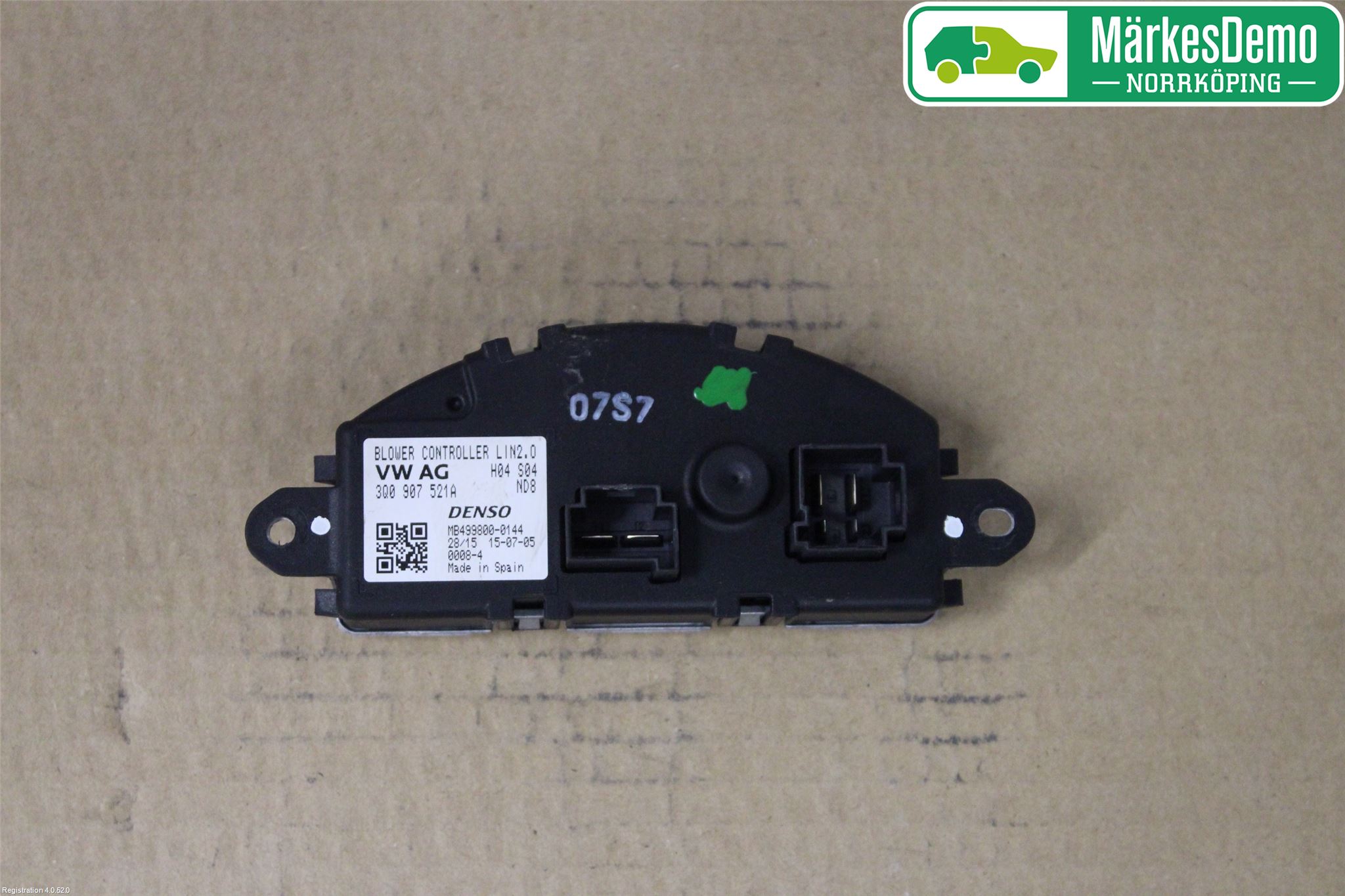 Skoda SUPERB 16-24 Varmeapparat Viftemotstand
