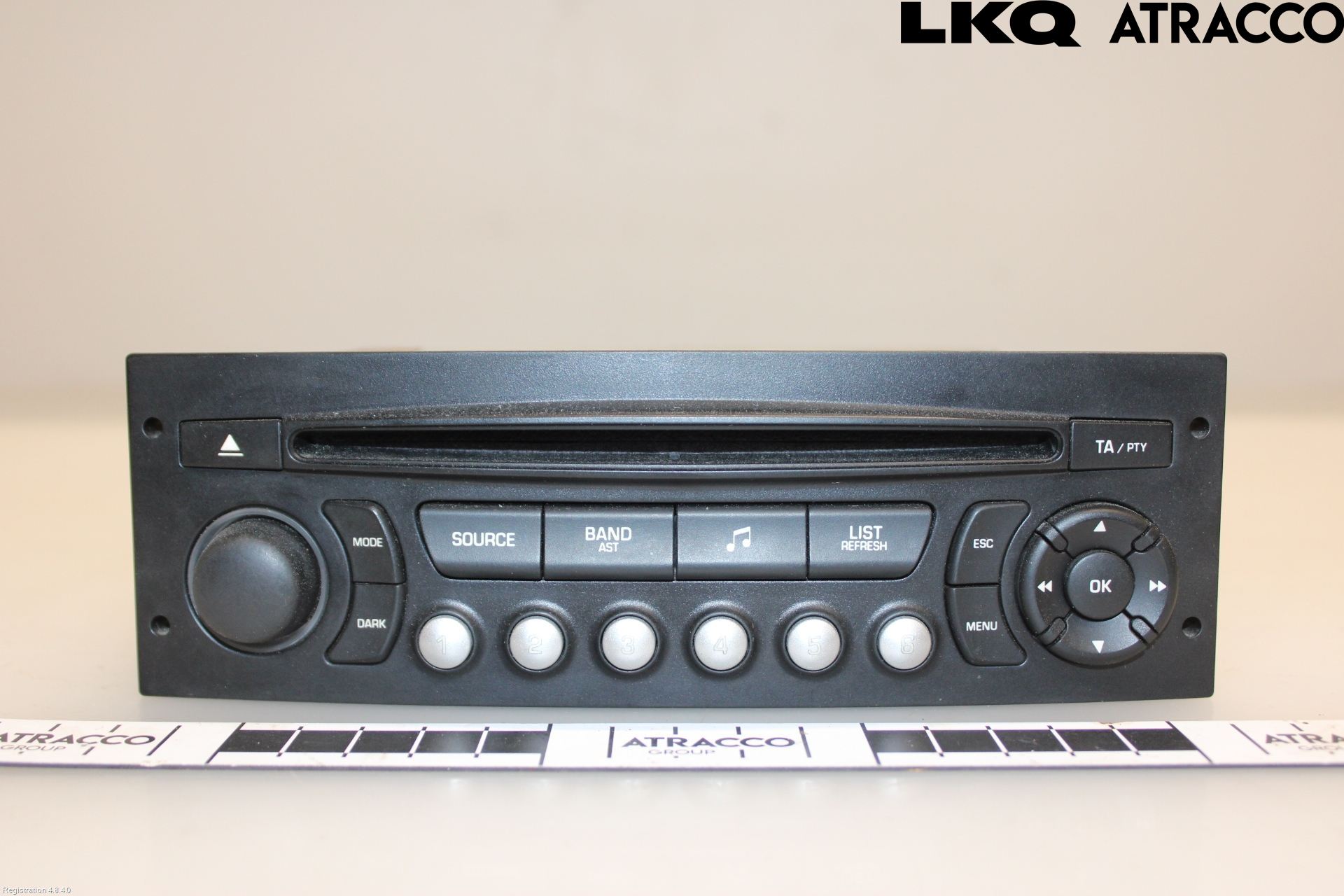 Citroen C3 05-10 Stereo Radio Med Cd